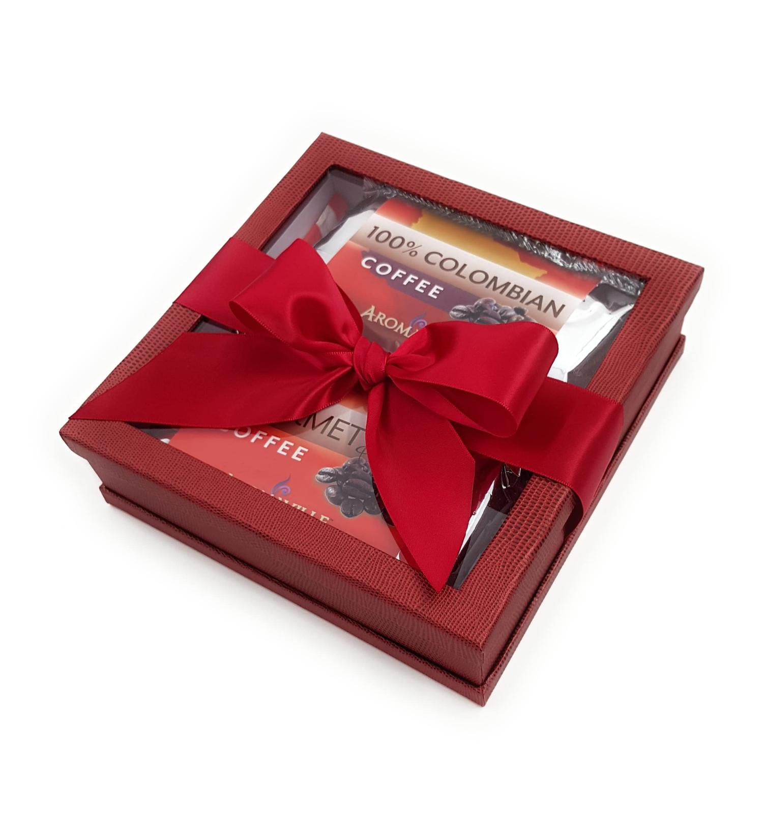 The Gift House Coffee Gift Set - Coffee Gift Basket Coffee Sampler Gift Set Ground Coffee Gift Box Freshly Ground Coffee 4 Piece Variety Set Coffee Gifts (Burgundy) - Buy Online on GoSupps.com