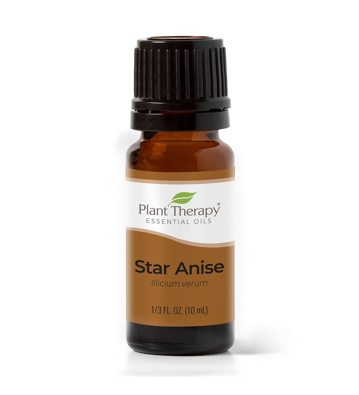 Plant Therapy Star Anise Essential Oil 100% Pure Undiluted Supports a Healthy Digestive System Helps Ease Coughs & Congestion - Buy Online on GoSupps.com