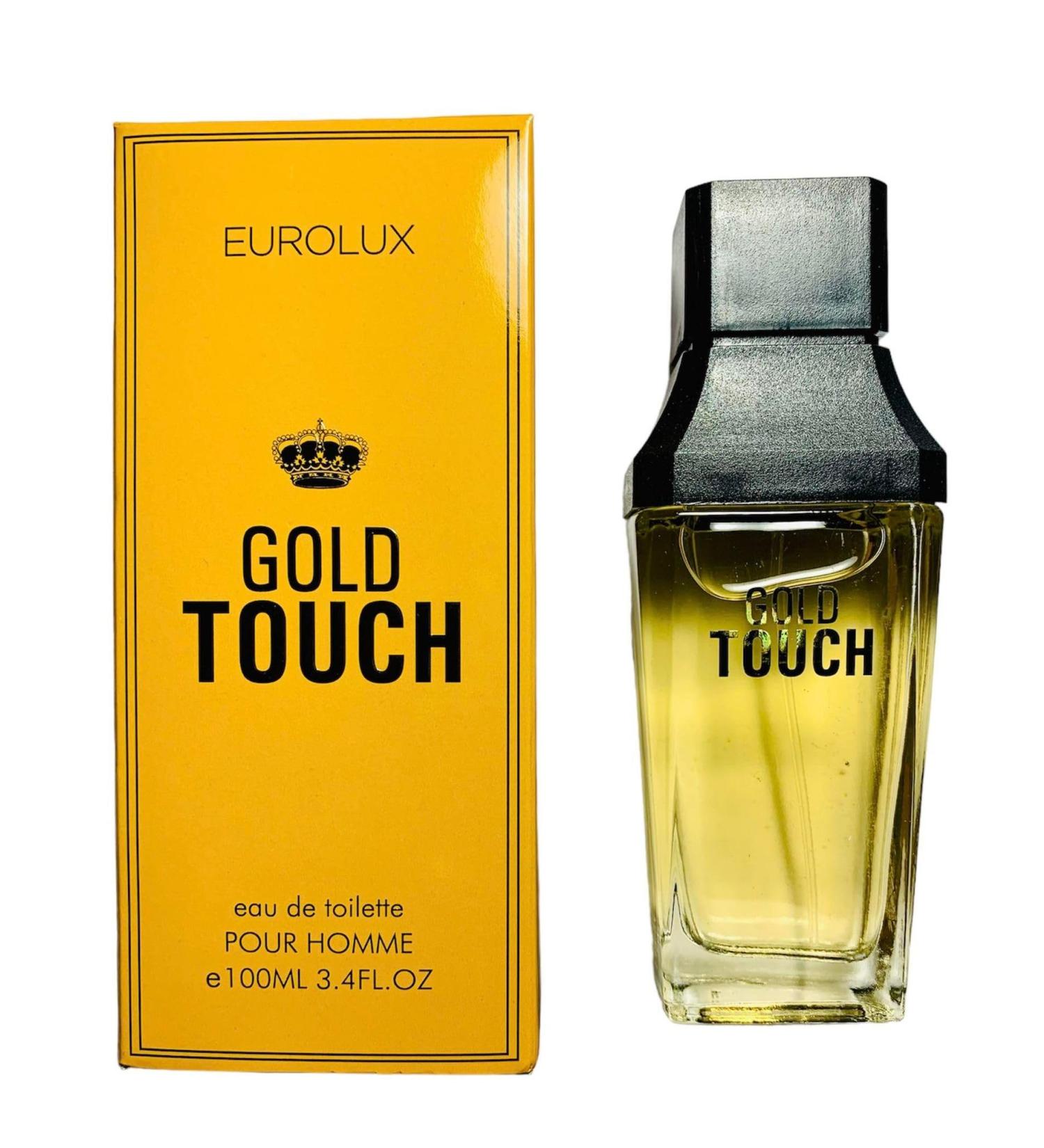 Long Lasting Gold Touch Cologne for Men (Inspired by 1 Million) 3.4 Oz/ 100 ML Natural Spray