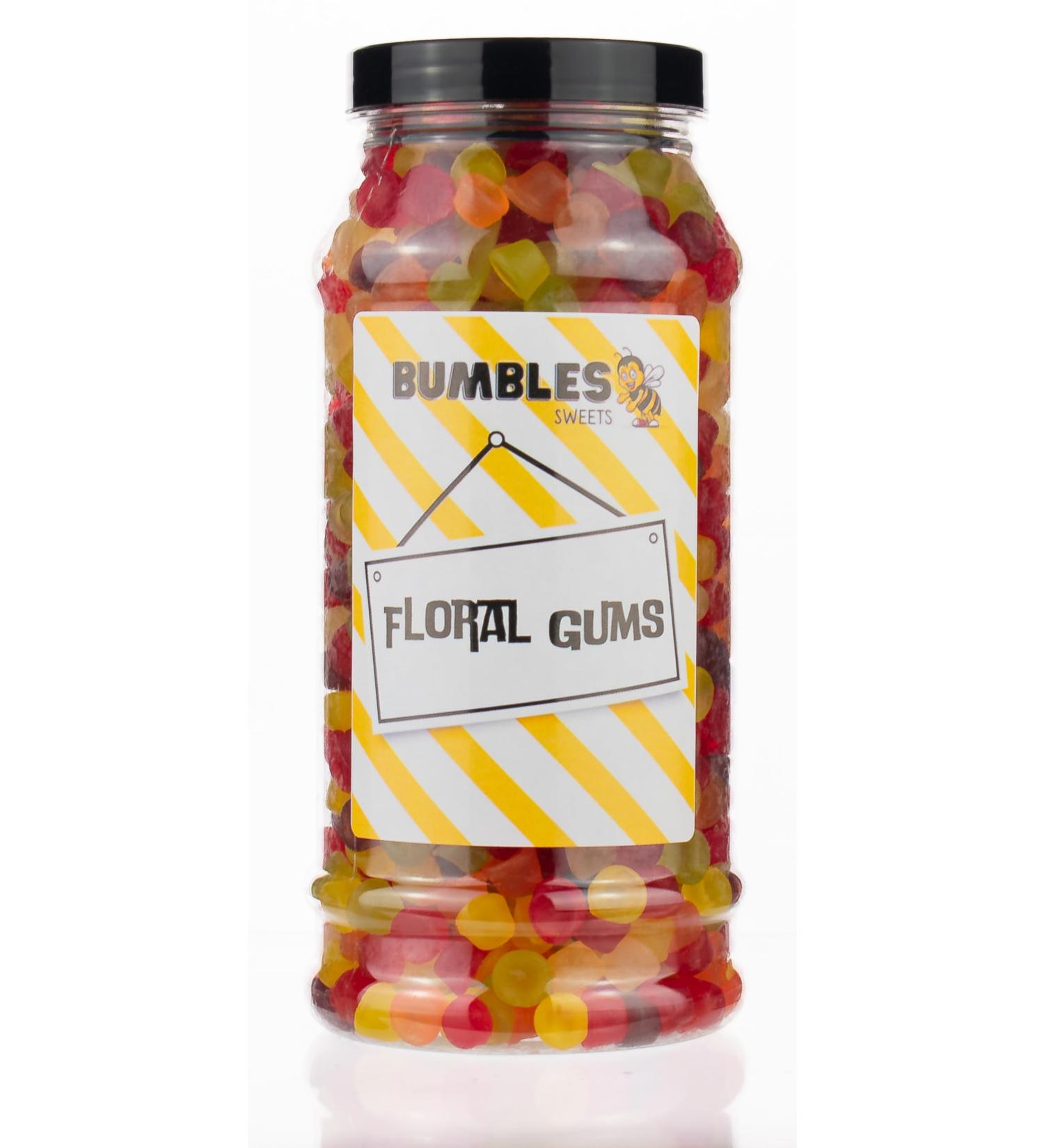 Floral Gums Sweets Gift Jar - Buy Online on GoSupps.com