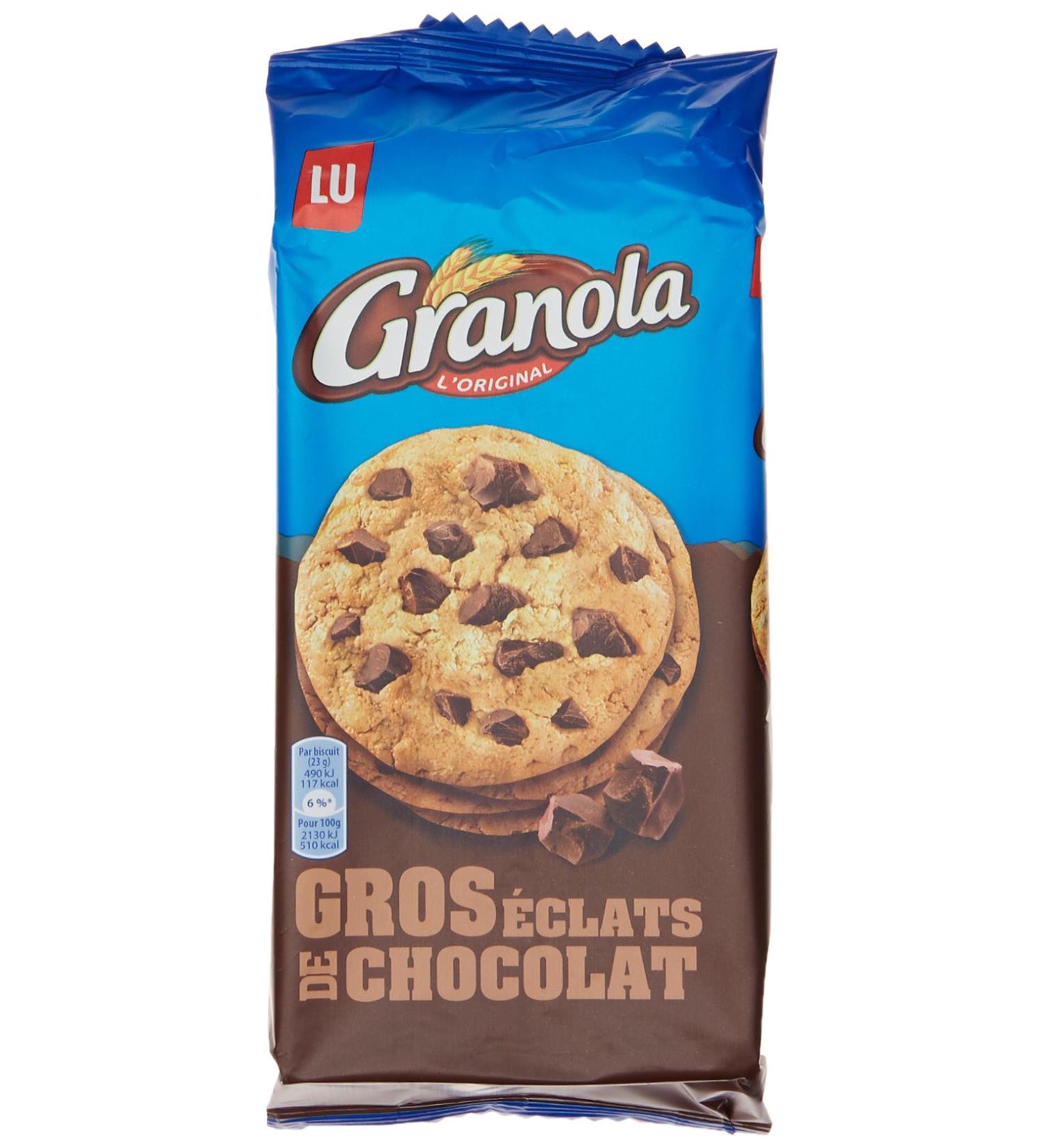 LU Granola Cookies Large Chocolate Shards 184g - Pack of 5 - Buy Online on GoSupps.com
