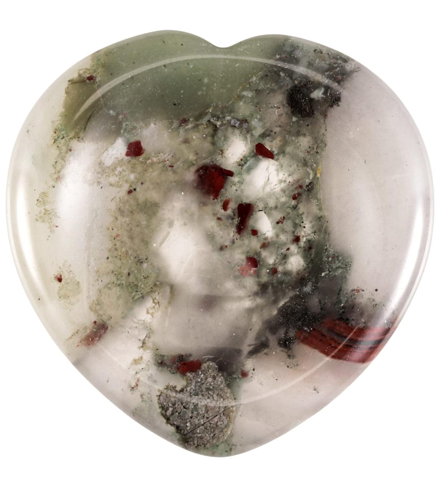 Kyeygwo Africa Bloodstone Reiki Healing Crystal Surf Stone - Pocket Worry Massage Stones for Meditation & Stress Relief - Buy Online on GoSupps.com