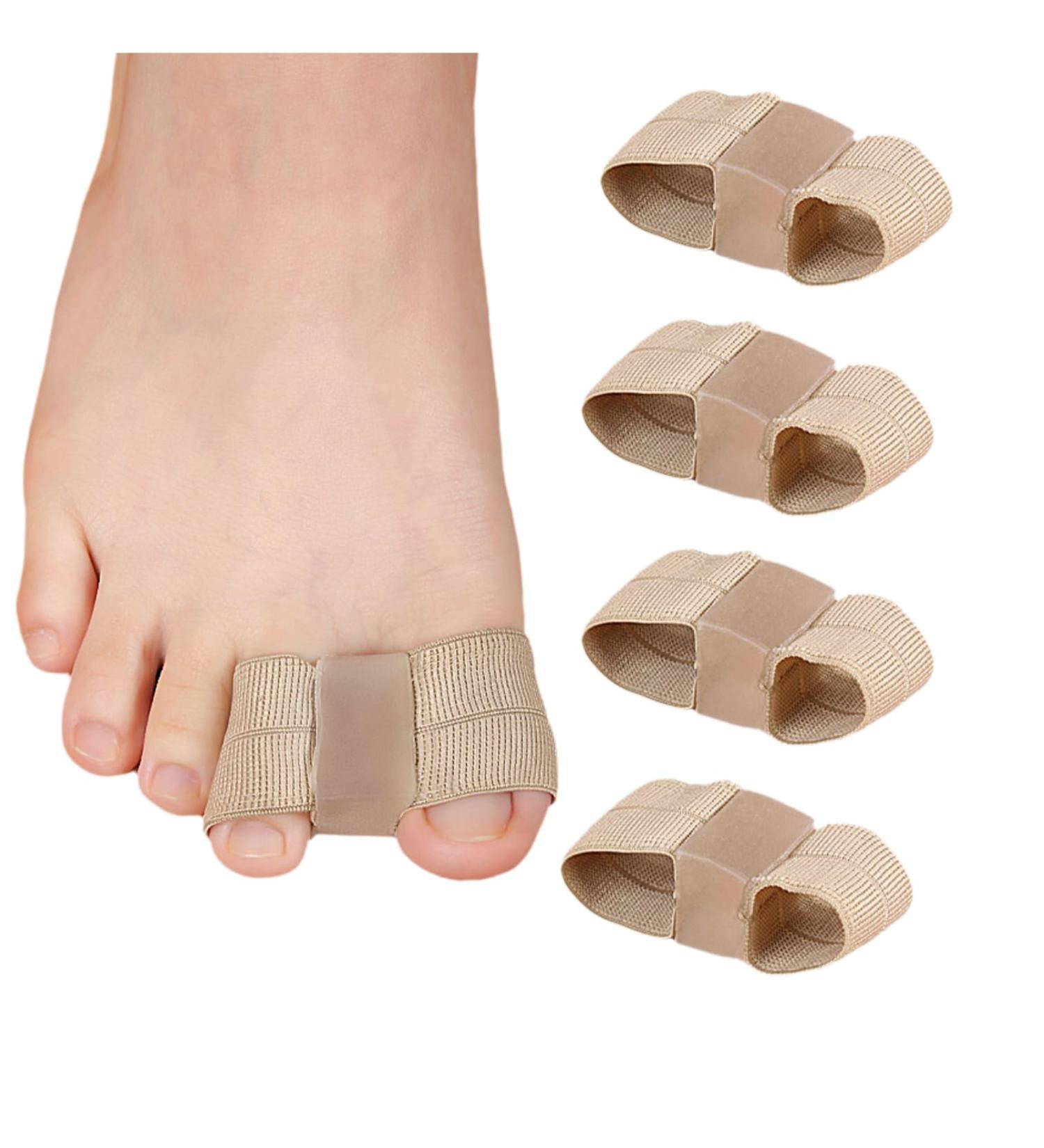 4P Gel Bunion Correctors | Toe Spacing Separators & Orthotics for Men & Women | Bunion Pain Relief | Unisex | Beige | International Shipping Available - Buy Online on GoSupps.com