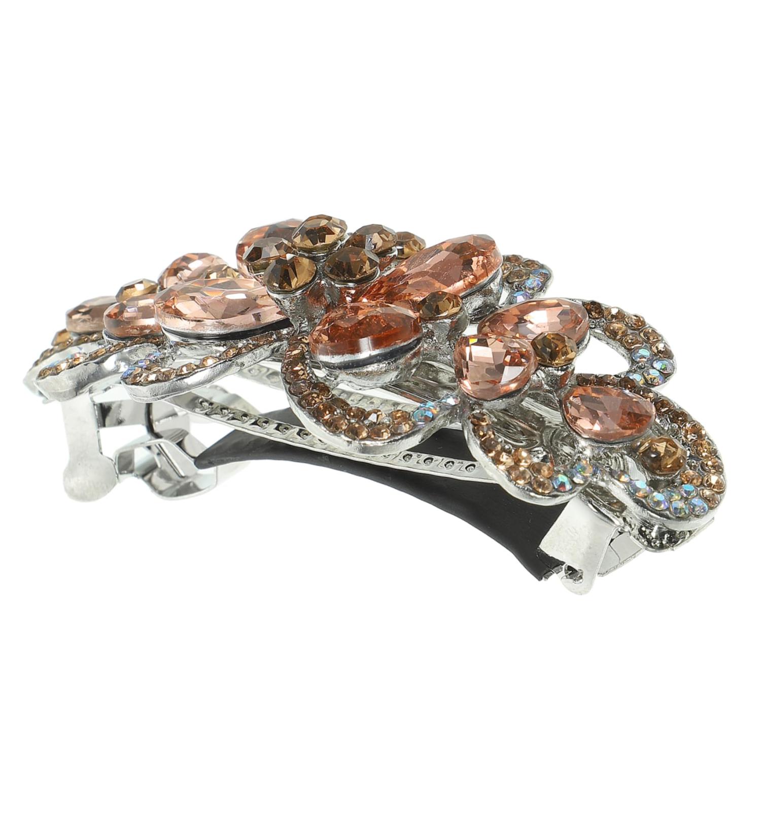 FRCOLOR Rhinestone Hair Clip Metal Hair Clips for Women Hair Clips for Thick Hair Barrettes for Women Barrettes for Thick Hair Spring Hair Clips Rhinestones Accessories The Flowers Bride - Buy Online on GoSupps.com