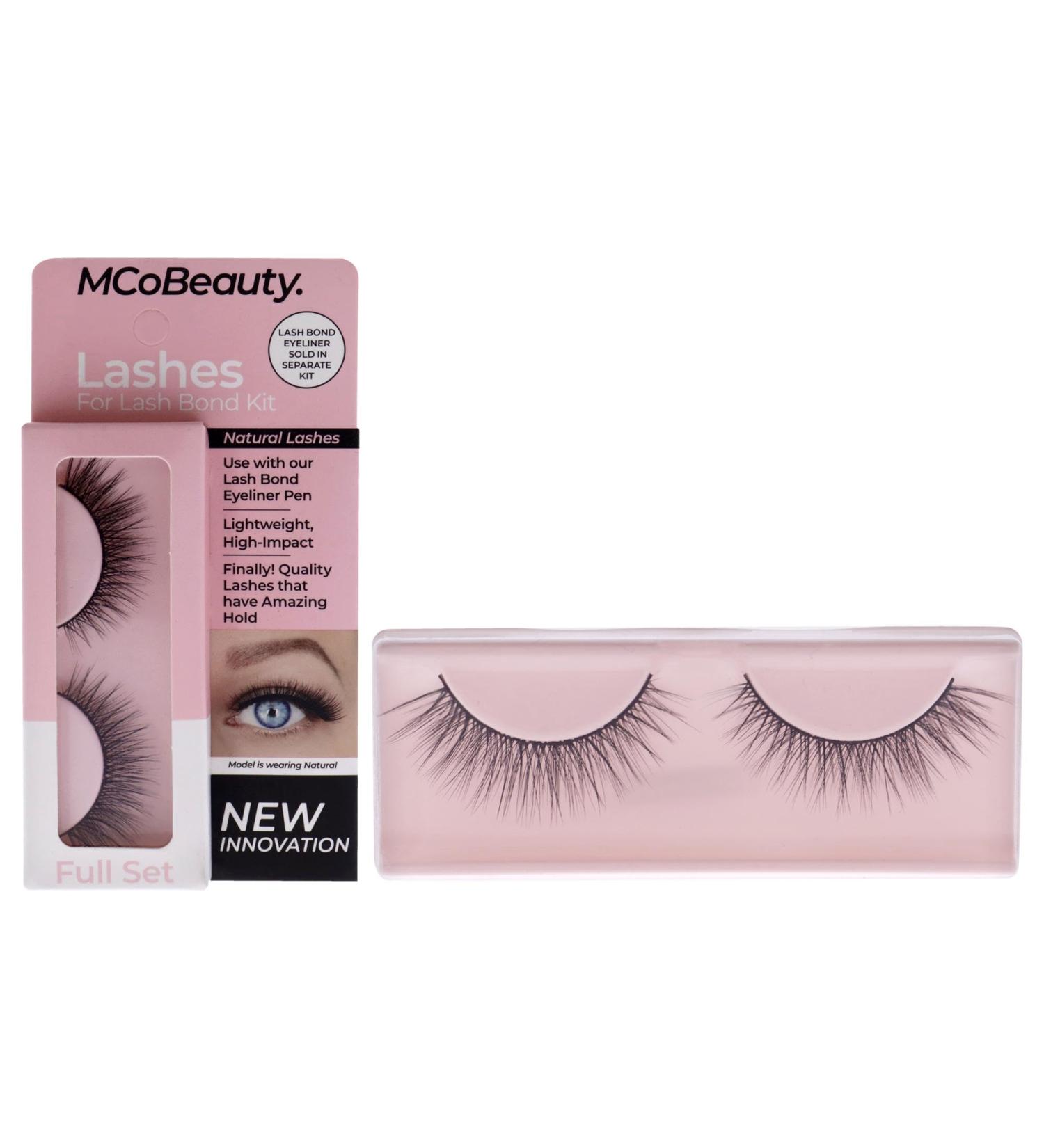 MCoBeauty Eye Lashes Kit - Lightweight Comfortable & Reusable - Instant Adhesion Customizable Fit - Perfect Hold for Natural Look - Buy Online on GoSupps.com