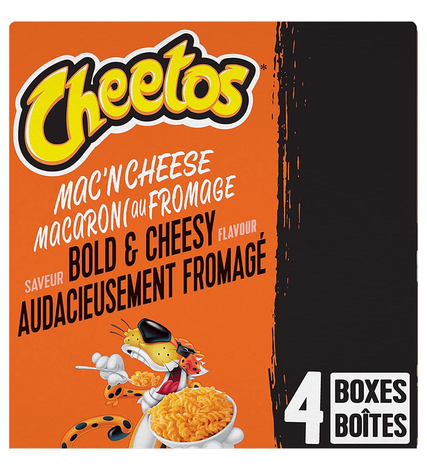 Cheetos Mac N Cheese Bold & Cheesy Flavour Pasta With Sauce 4 Count 680 g Bold & Cheesy Pack of 1 - Buy Online on GoSupps.com