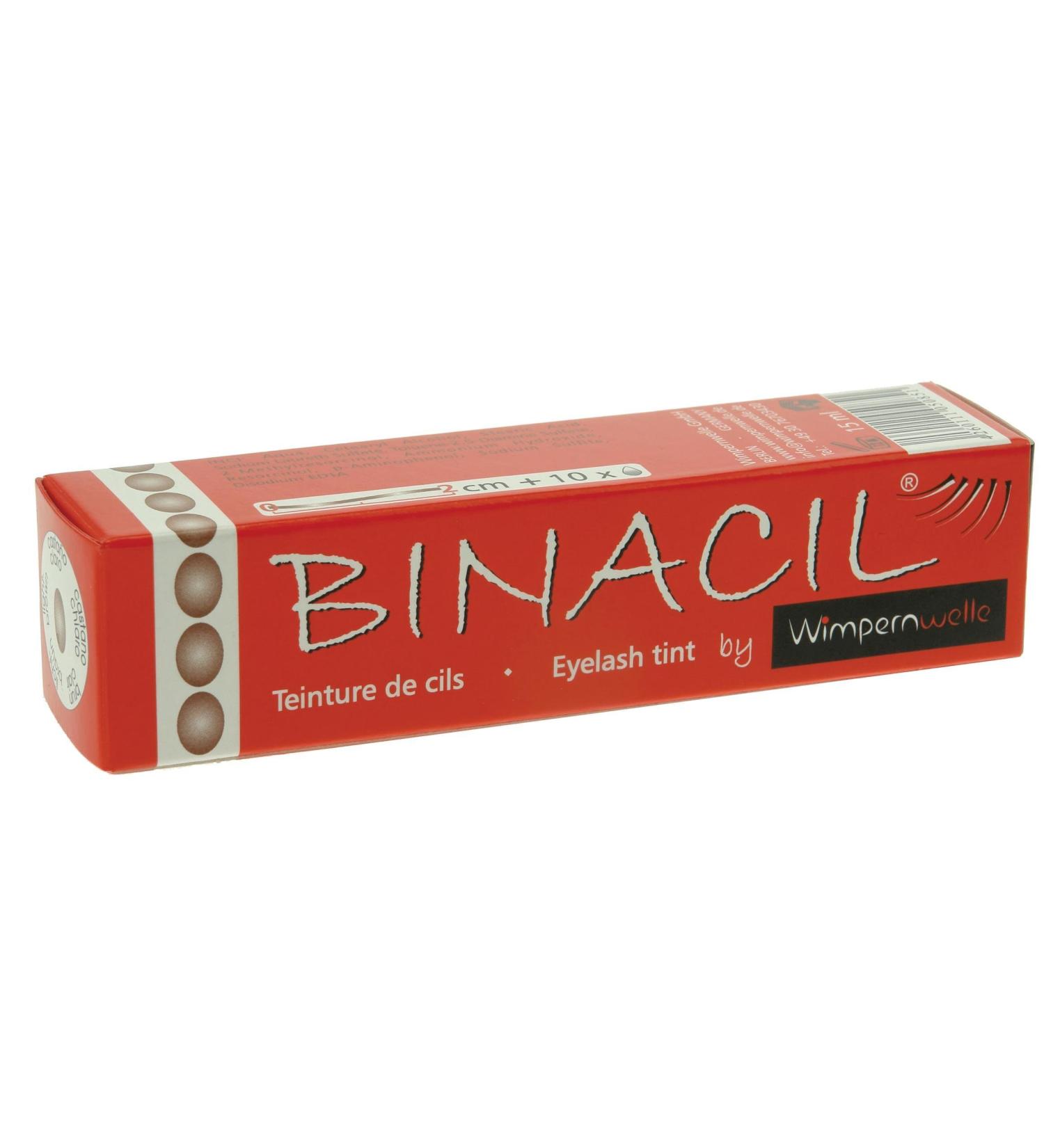 BINACIL EYELASH DYE LIGHT BROWN