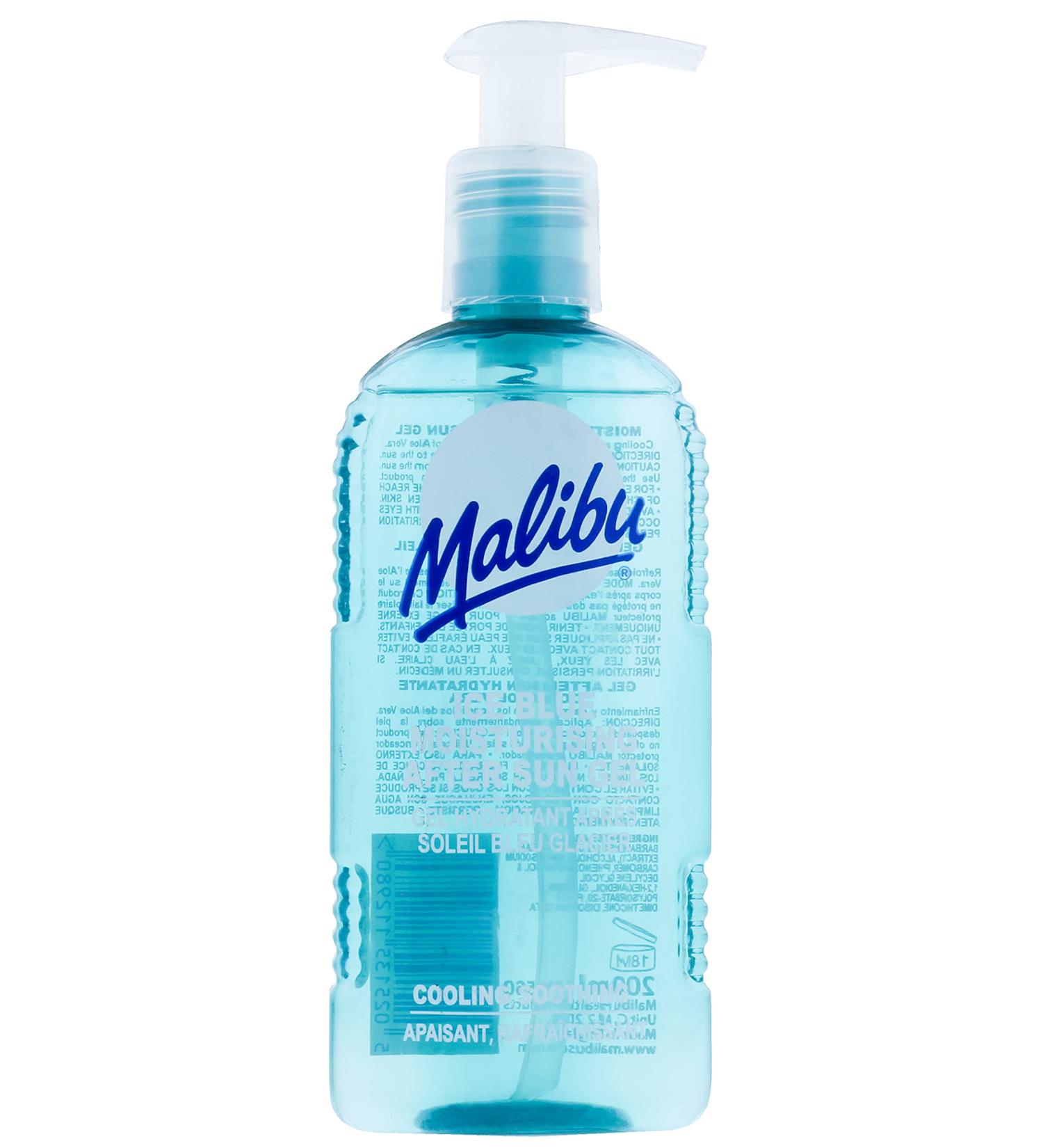 Malibu After Sun Care Cooling Gel Ice Blue 200ml - Soothing Moisturizing Gel - Pack of 1 - Buy Online on GoSupps.com