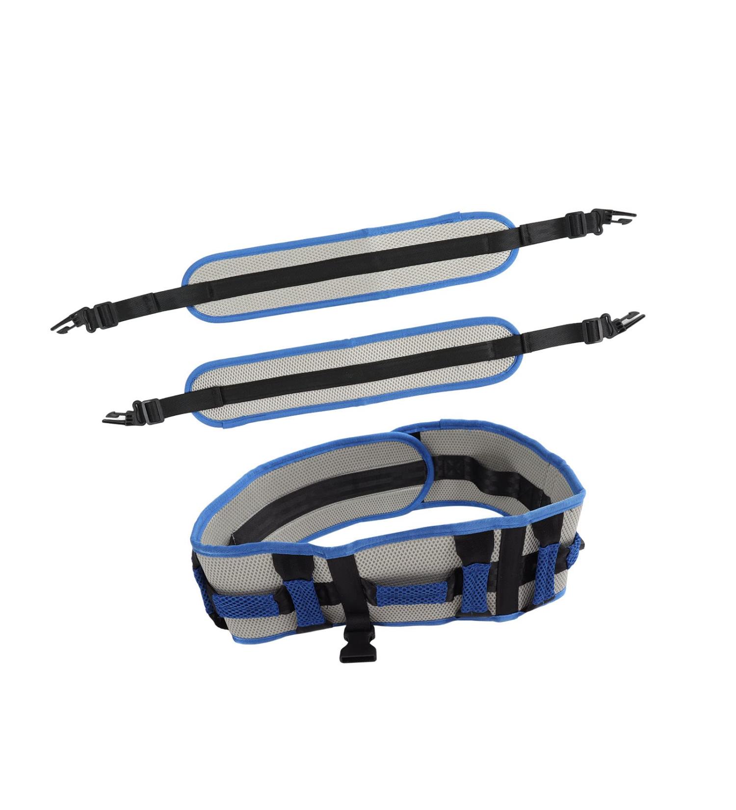 Elderly Transfer Belt High Load Capacity EVA Blue Transfer Belt Comfortable with Straps for Elderly Legs (S) - Buy Online on GoSupps.com
