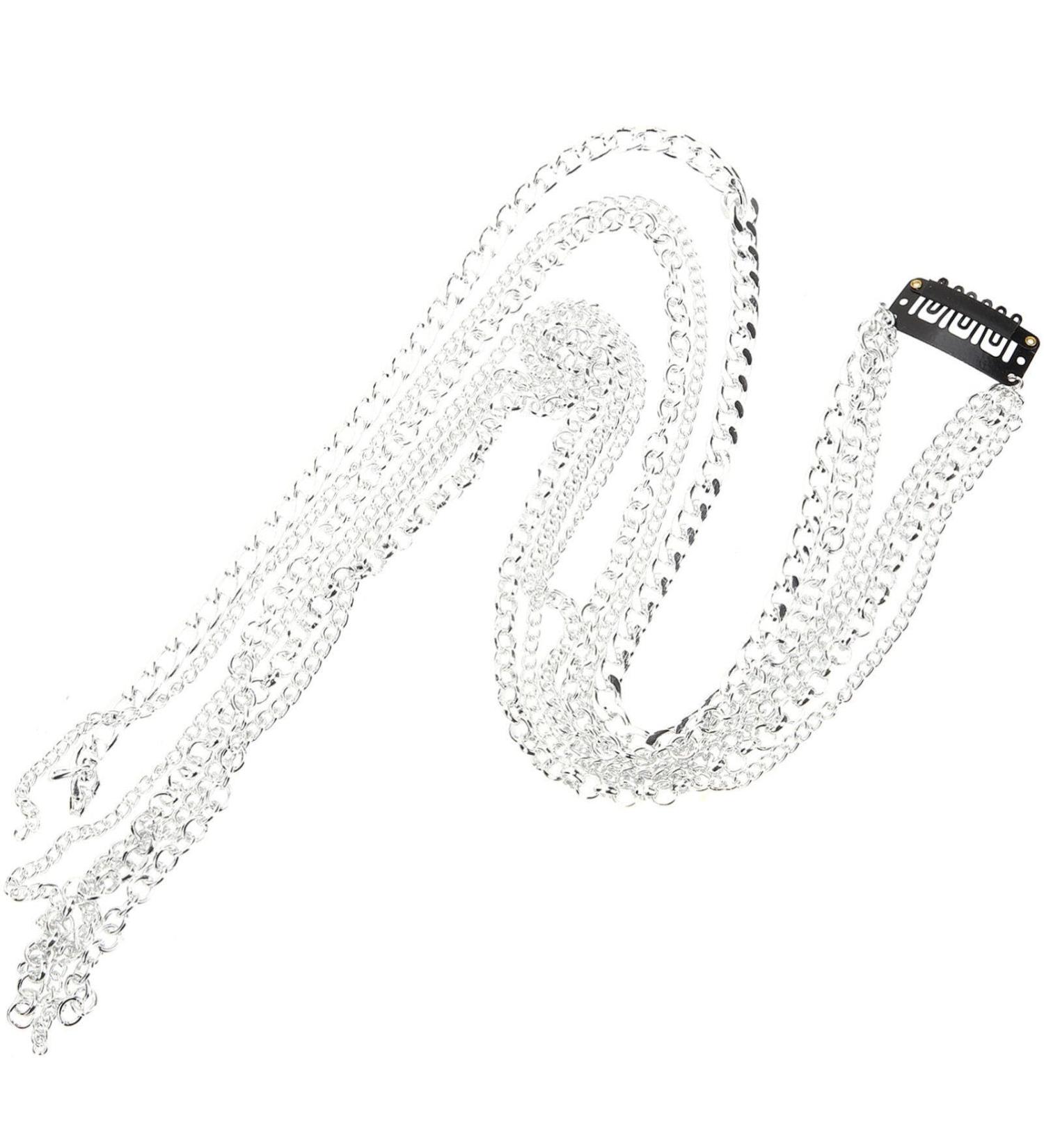 minkissy Tassel Hair Chain Hair Clip for Women Womens Hair Accessories Hair Barrettes for Women Headpiece for Women Hair Accessories for Hair Accessory for Women Aluminum Miss Braid Jewelry