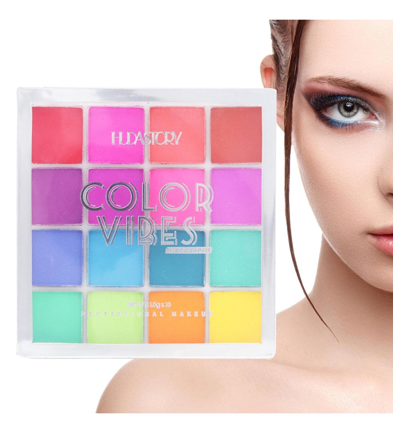 High Pigmented Shades | Non-Irritating High Pigmented Eye Shades with 16 Colors - Women Face Makeups for Home Gathering Working Shopping Dating Traveling Azsul - Buy Online on GoSupps.com