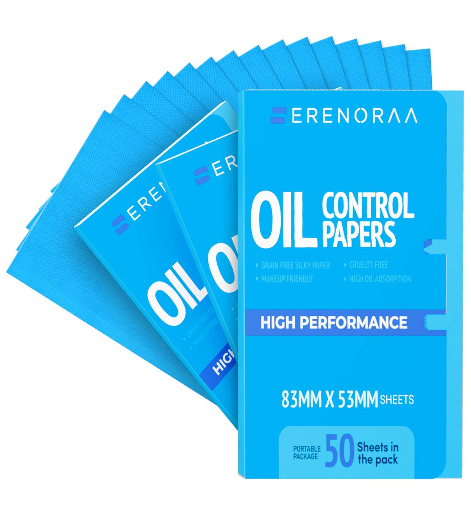 Oil Blotting Sheets for Face - 150 Sheets - Silky Soft Blotting Paper for Oily Skin - Reduce Acne - Makeup Friendly Natural Paper (Pack of 3) - Buy Online on GoSupps.com