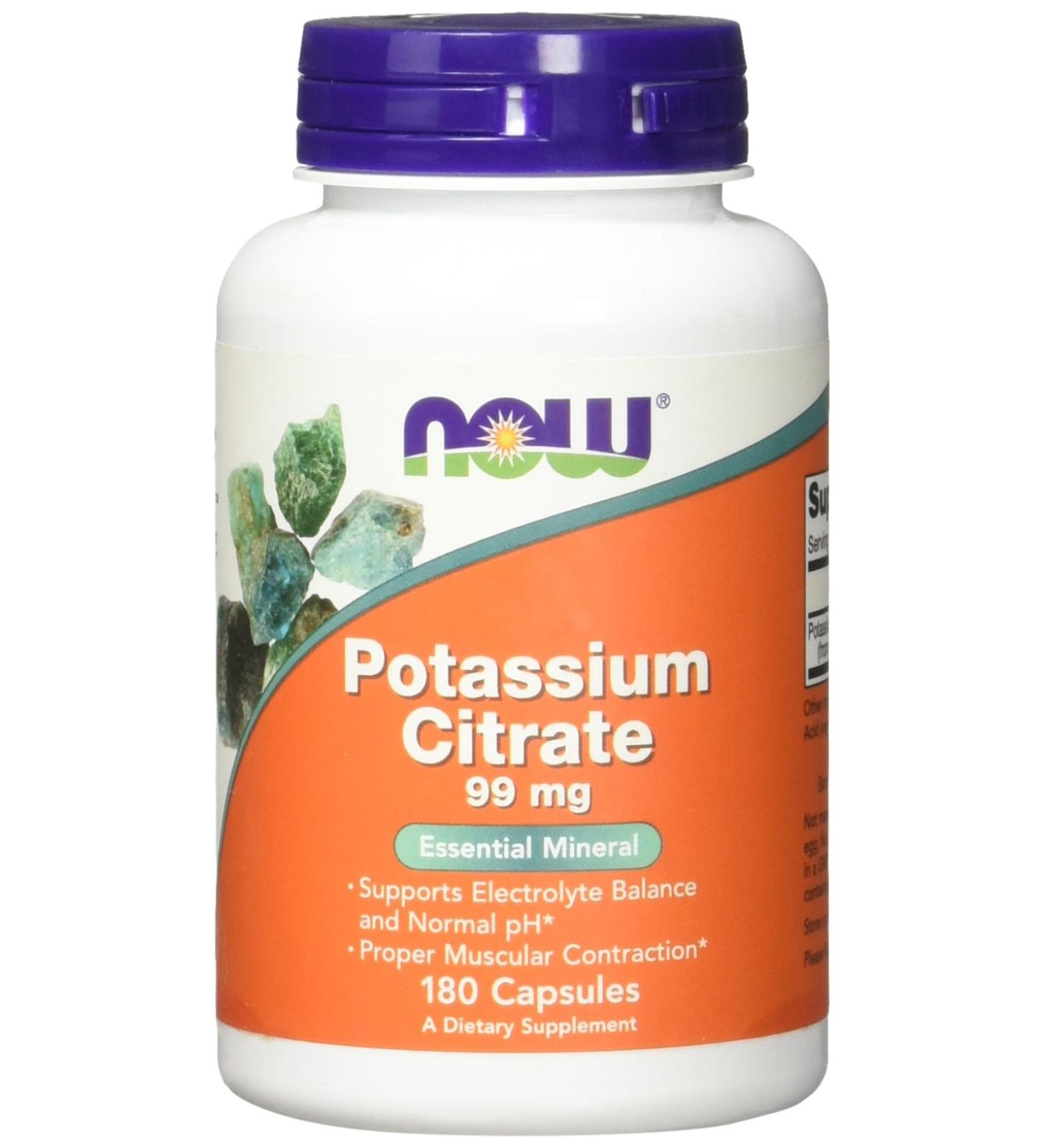 Now Potassium Citrate 99 mg