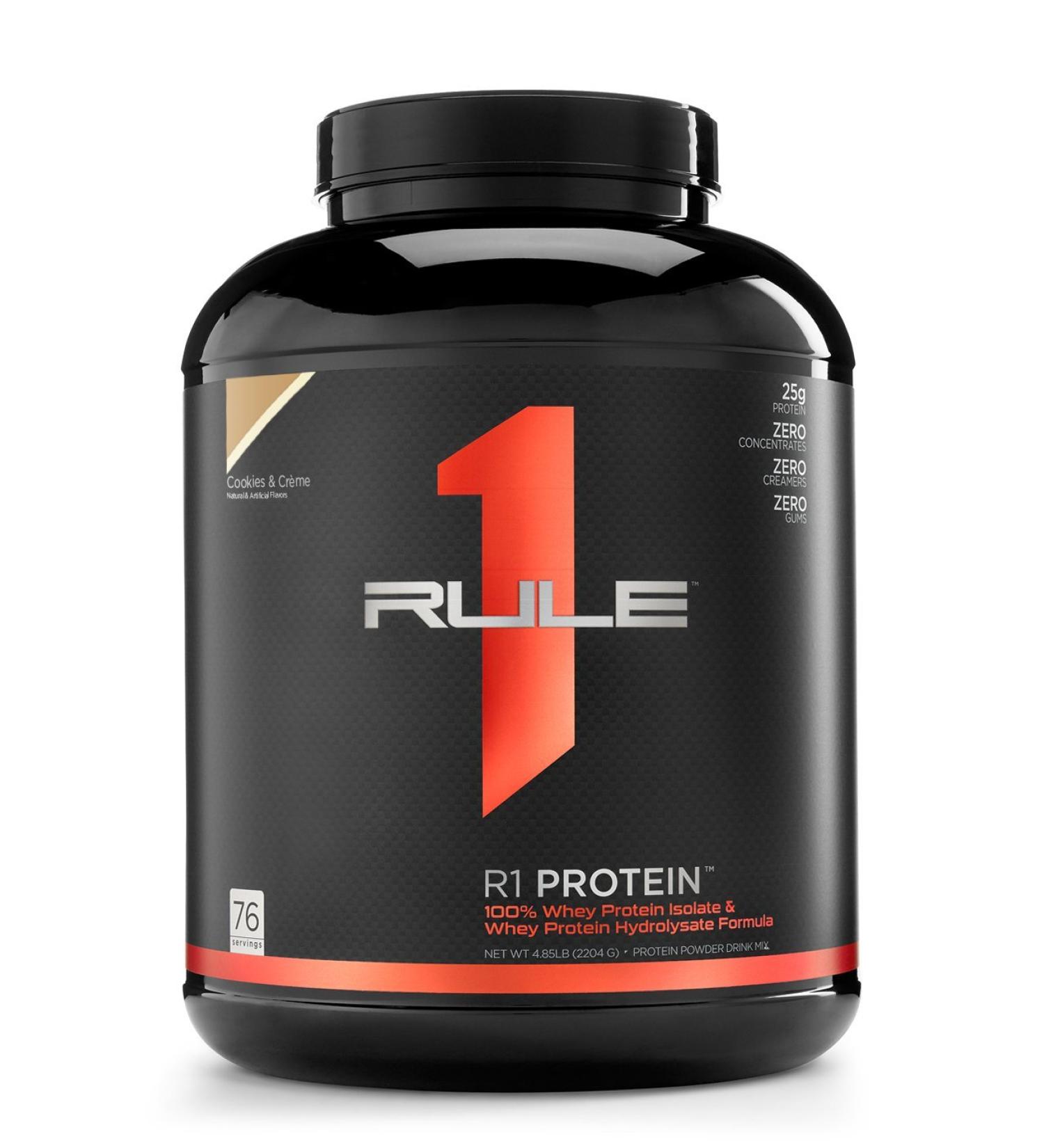 Rule1 R1 Protein (5lbs) Cookies & Cr me No Deposit 2270 g