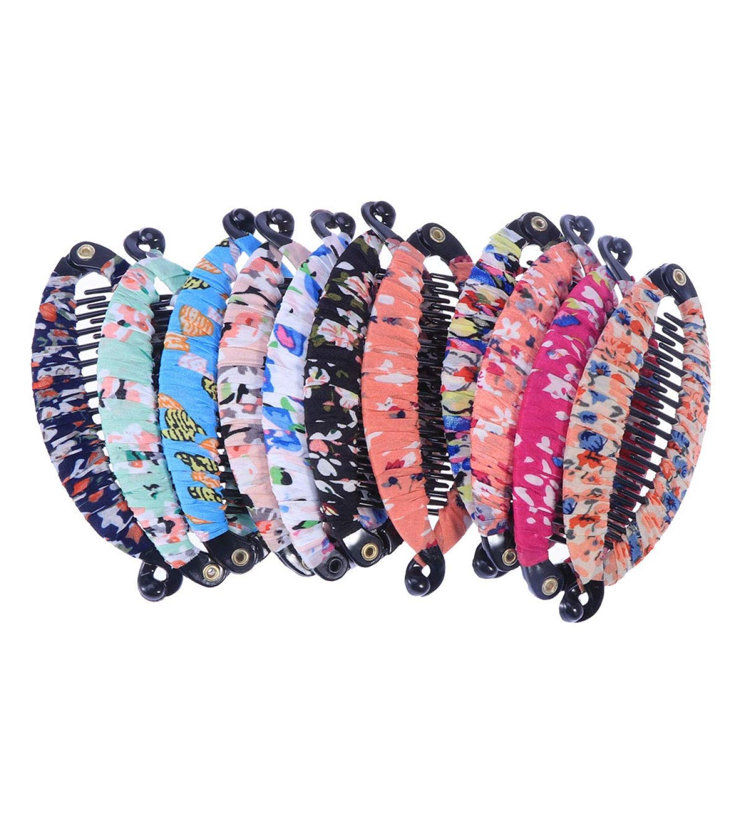 Shop Lurrose 6pcs Fashionable Banana Hair Clips - Floral Fish Shape Ponytail Holders | Strong Tension & Durable | International Shipping Available - Buy Online on GoSupps.com