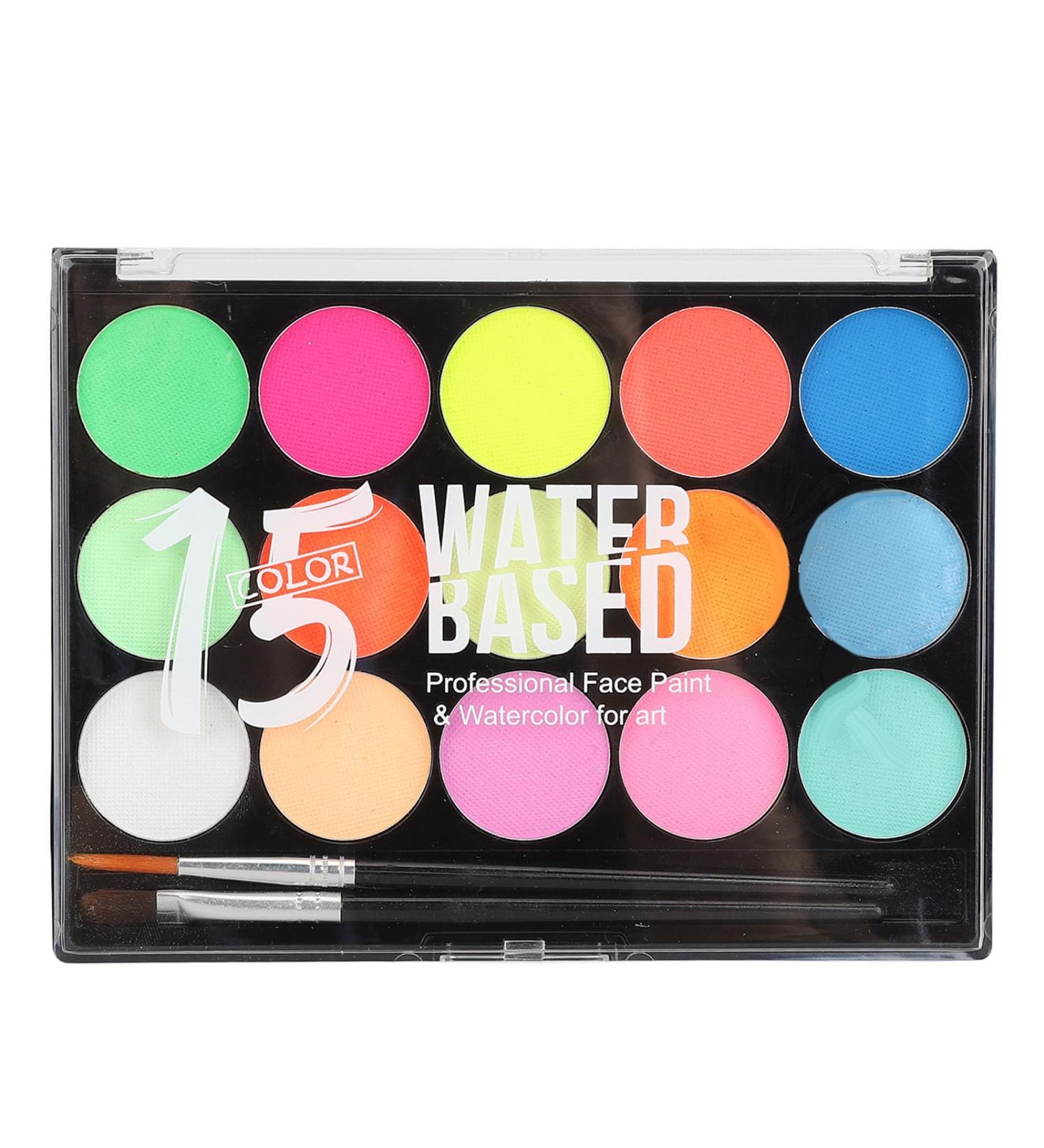  YIZISECCE For children face painting kit 15 colors 30g water-based washable for cosplay/Halloween parties (Type B.) - Buy Online on GoSupps.com