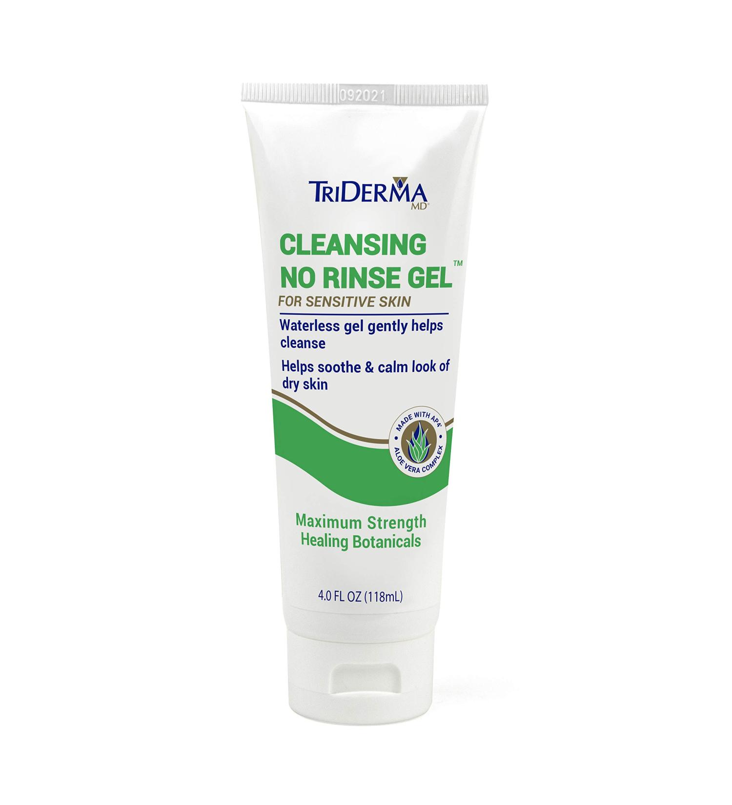 Buy TriDerma No Rinse Aloe Vera Gel - 4 oz with Exclusive AP4 Complex | Soothing & Hydrating | International Shipping Available - Buy Online on GoSupps.com