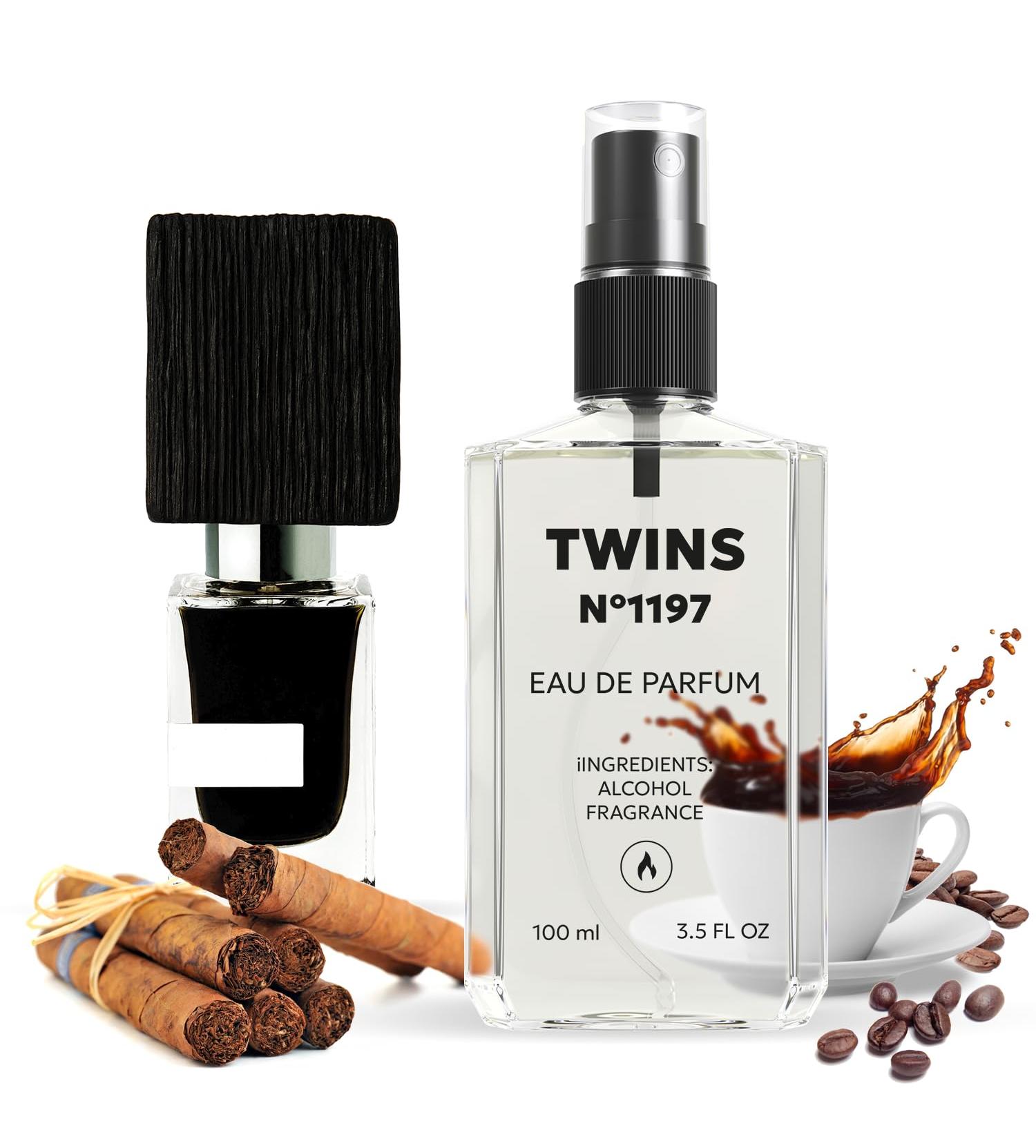 TWINS Impression of Black Afgano | Unisex Perfume for Women and Men Eau de Parfum | No.1197 | 3.4 Fl Oz / 100 ml Nas Black Afgano Impression - Buy Online on GoSupps.com