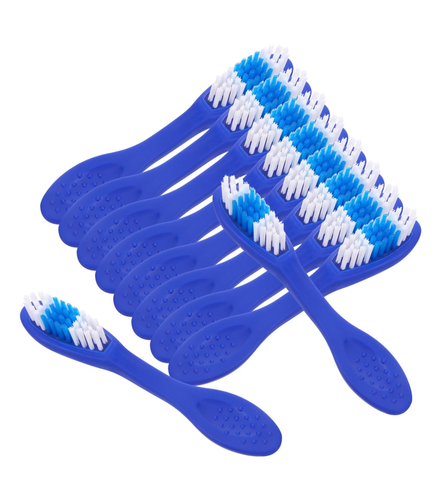 Minkissy Portable Soft Bristle Toothbrush Set - 10 Pack Travel Dental Accessories for Mouth Cleaning - Buy Online on GoSupps.com