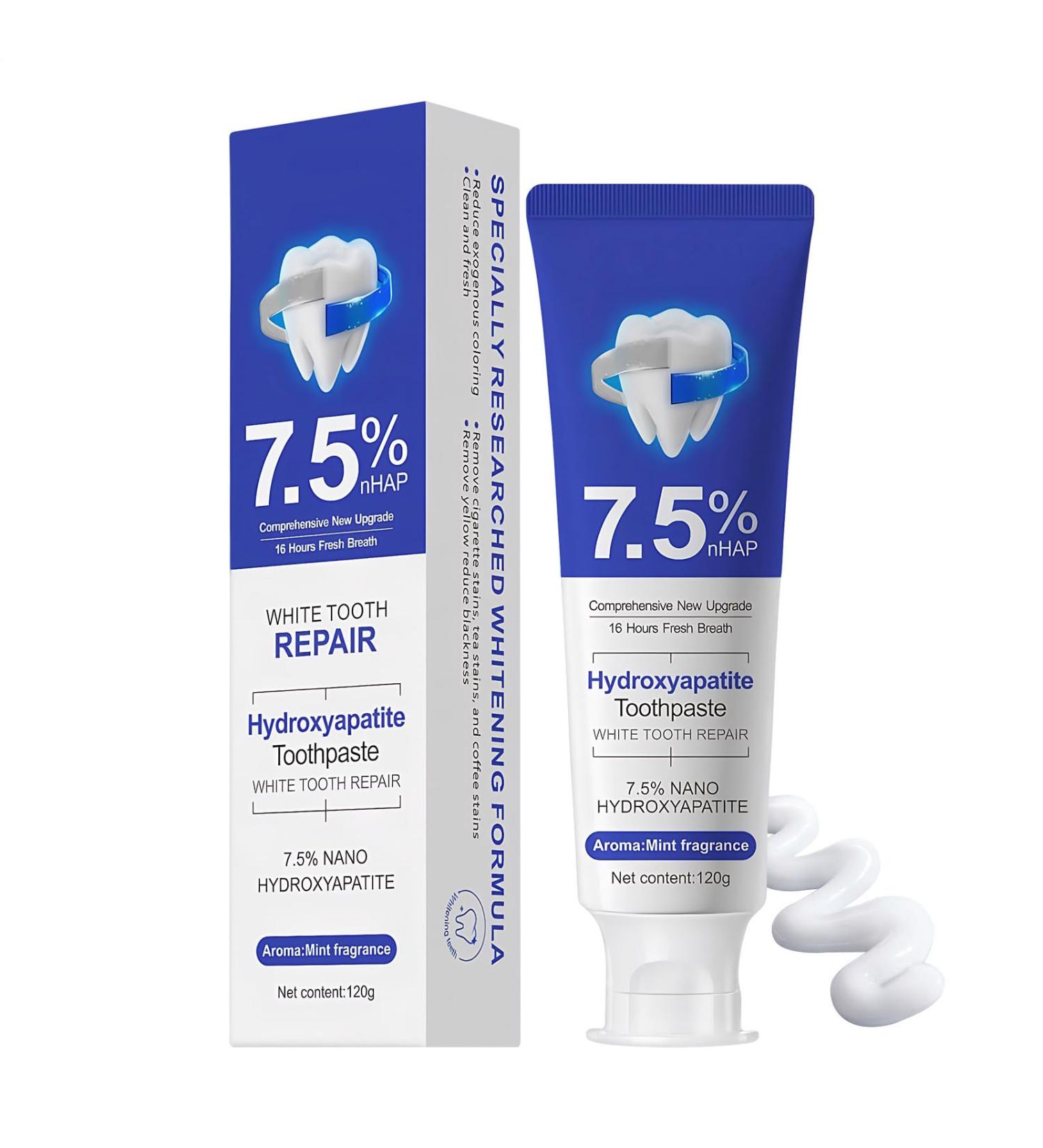  Generisch Toothpaste for tooth repair - 120g paste for sensitive teeth - Natural toothpaste to protect enamel - To eliminate odors health stains mouth women  - Buy Online on GoSupps.com