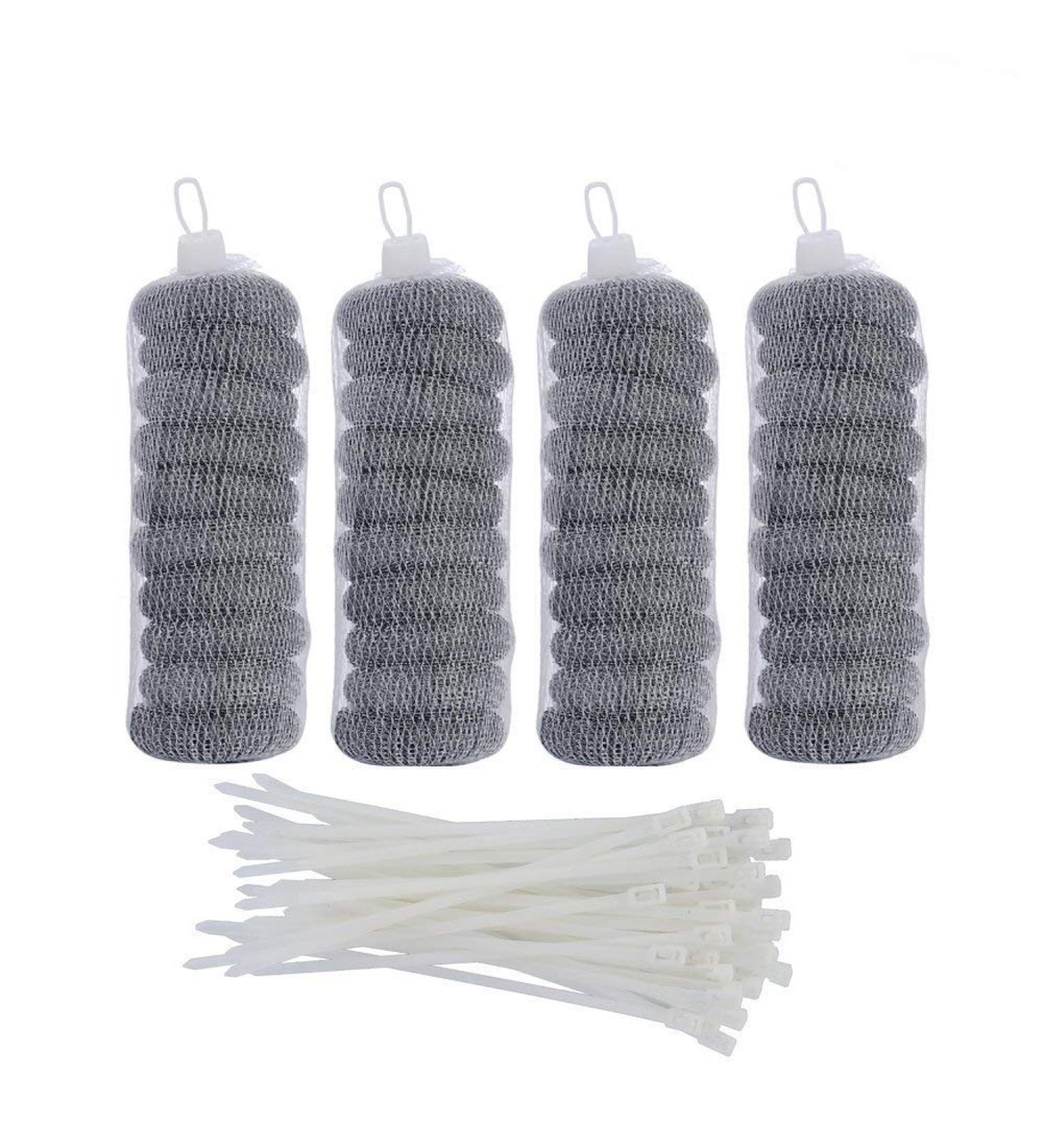 SUNHE 40 Pieces Lint Traps & Cable Ties Set for Washing Machine - Laundry Mesh Washer Hose Filter Kit - Buy Online on GoSupps.com