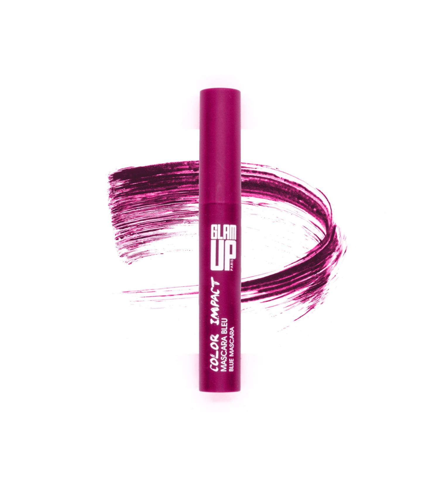  Glam Up Glam'Up Paris - Burgundy Mascara - Color Impact - Ultra Pigmented - Long-Lasting - Intense Look - Volume & Length - No Packages - Burgundy - Buy Online on GoSupps.com