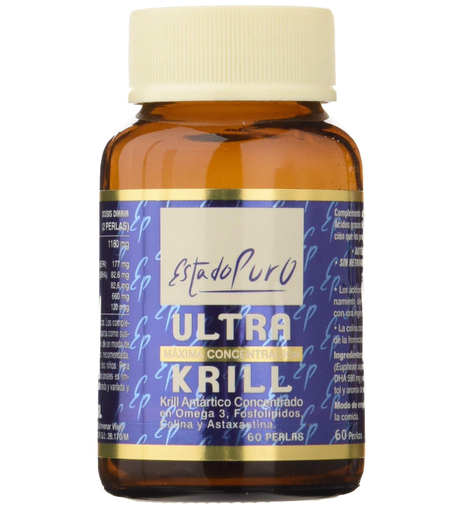 Pure State Krill Oil | Krill Oil Omega 3 Ultra Concentrate (590 mg) | Astaxanthin Optimized | Certified Antarctic Origin No - Buy Online on GoSupps.com