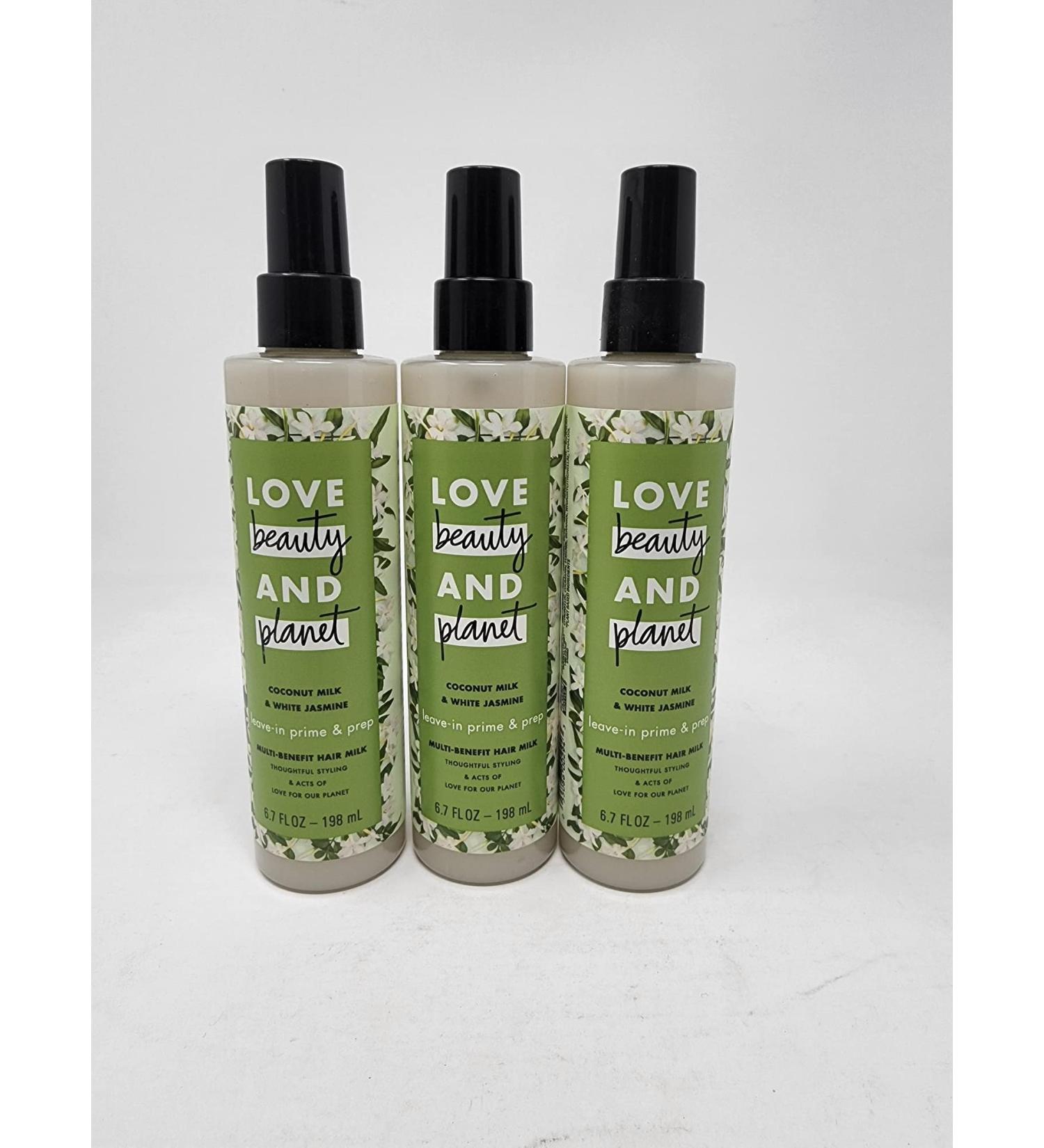 Love Beauty And Planet Coconut Milk & White Jasmine Leave in Prime and Prep Hair Milk PACK OF 3