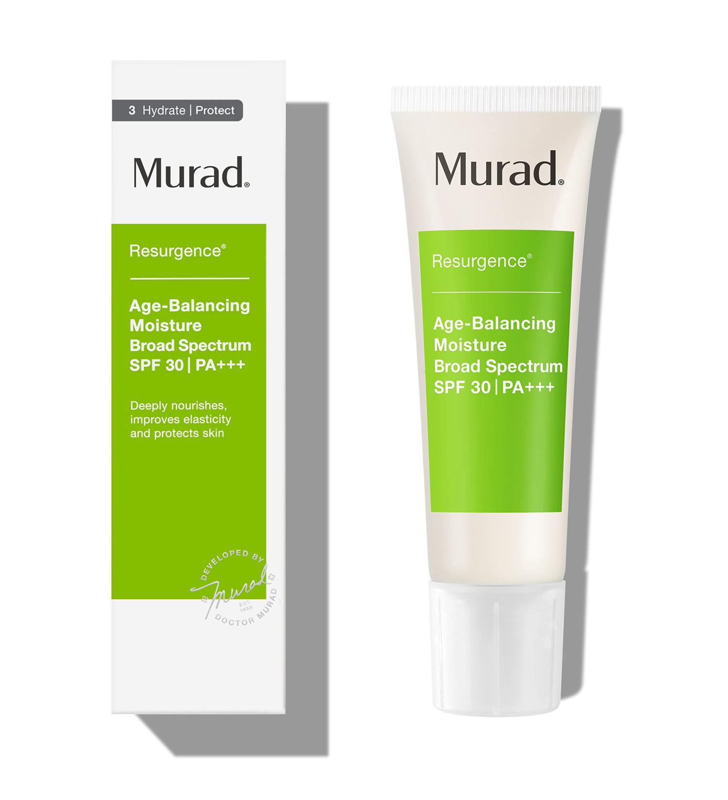 Murad Age-Balancing Moisture Broad Spectrum SPF 30 Resurgence Moisturizer 1.7 oz - Improves Elasticity & Protects Skin - Buy Online on GoSupps.com