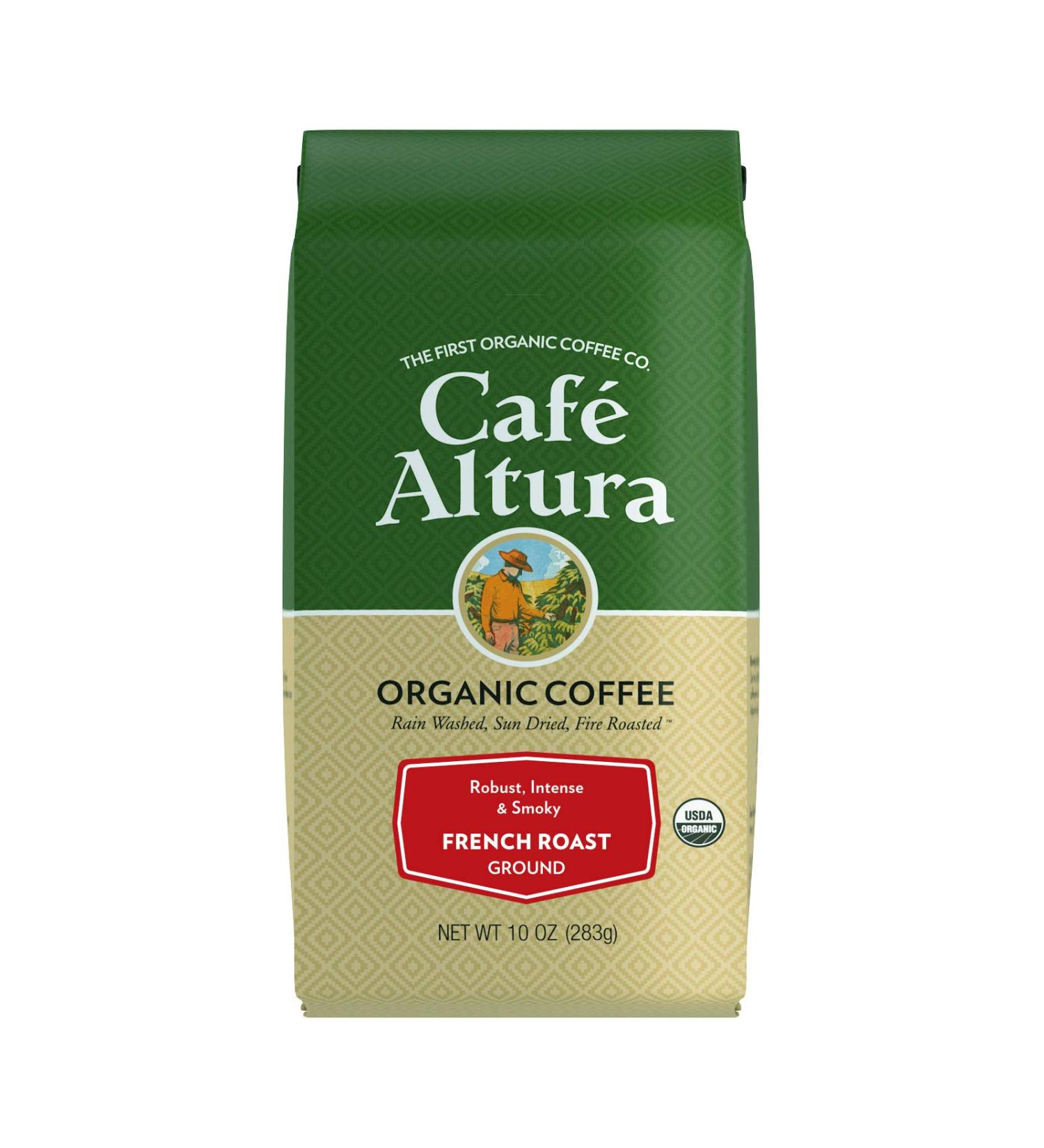 Buy Cafe Altura Organic French Roast Coffee - 10 oz Ground | Premium Quality - Buy Online on GoSupps.com