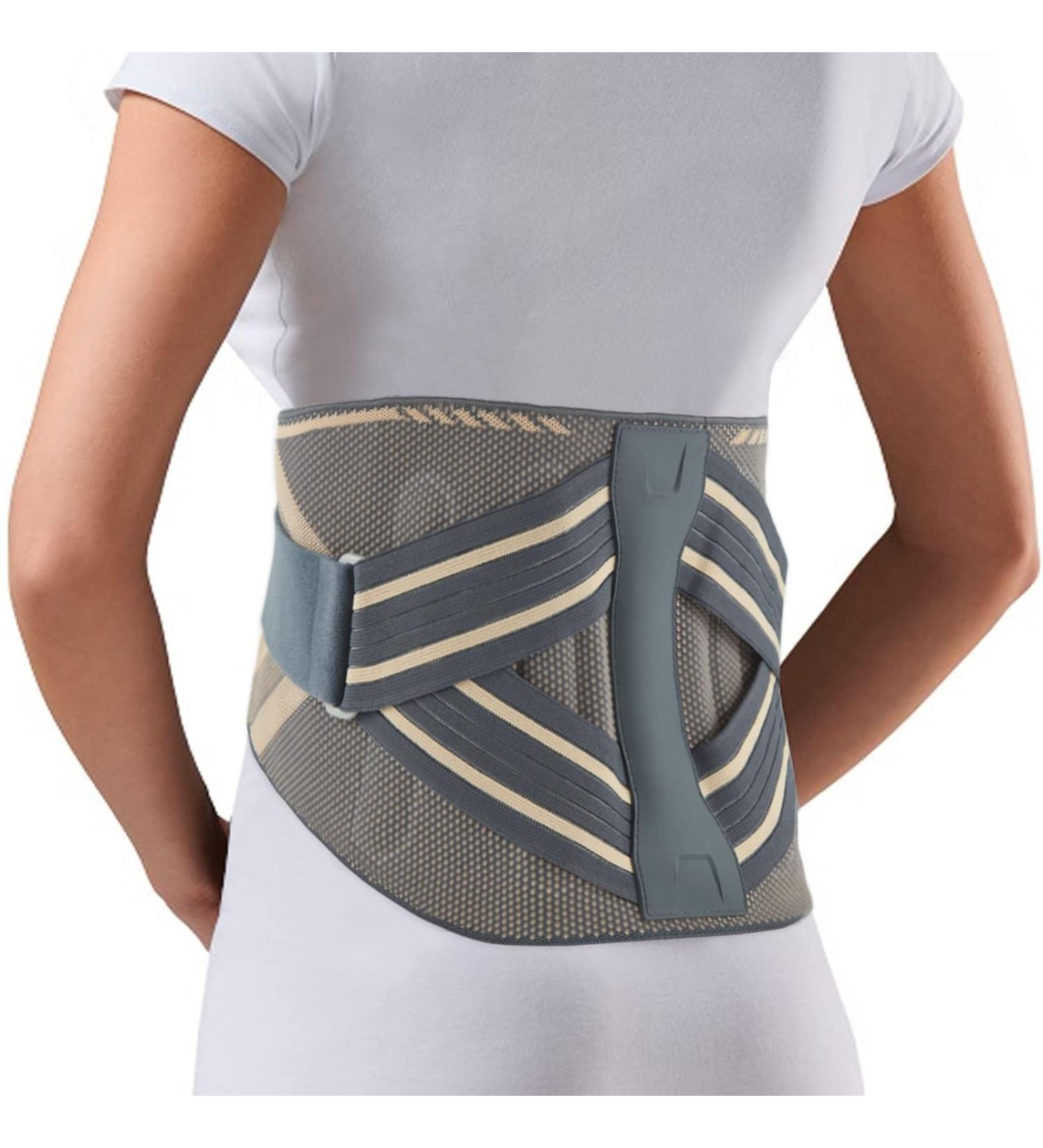 Breathable Back Brace Ergonomic Back Support Belt Relief for Herniated Disc Sciatica Scoliosis Lumbar Brace Waist Support for Men and Women Lower Back Pain /1111 (Color : Grey Size : L) - Buy Online on GoSupps.com