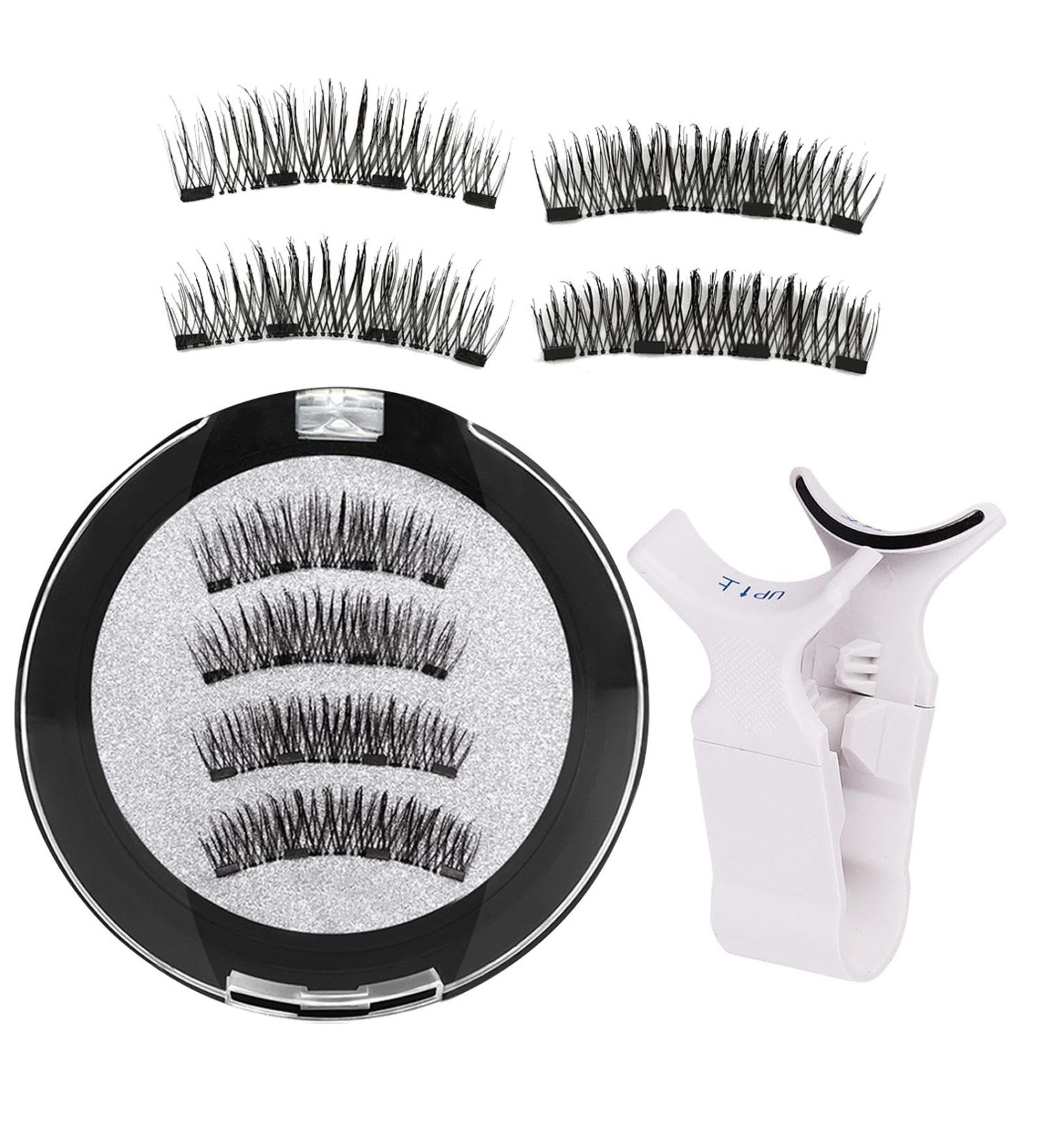 Teksome Magnetic Lashes Kit Natural Look Magnetic Lashes With Clip Natural Look Magnetic Lashes Magnetic Fake Lashes For Easy Application - Buy Online on GoSupps.com