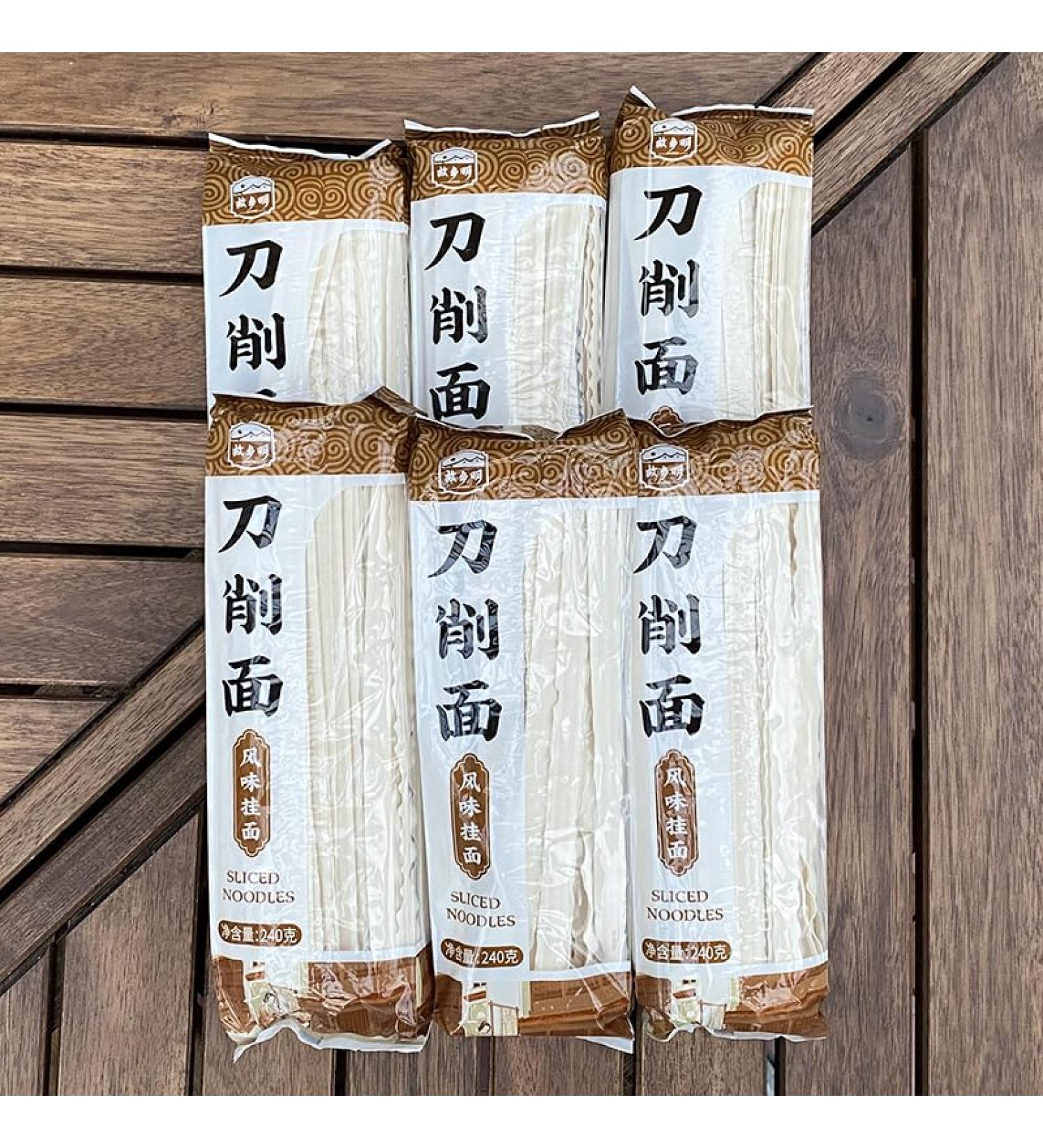 Hometown Full Moon Sliced Noodles Pack of 6 Wheat Flour Noodles Perfect for Soups and Hot Pots - Buy Online on GoSupps.com