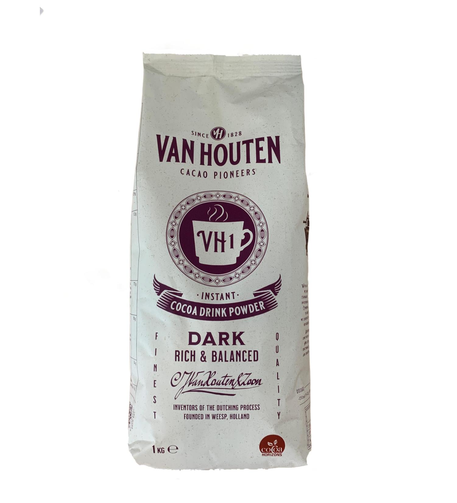 Van Houten H1-15% Cocoa Chocolate Powder Instant Chocolate Drink 1kg Pack - Buy Online on GoSupps.com