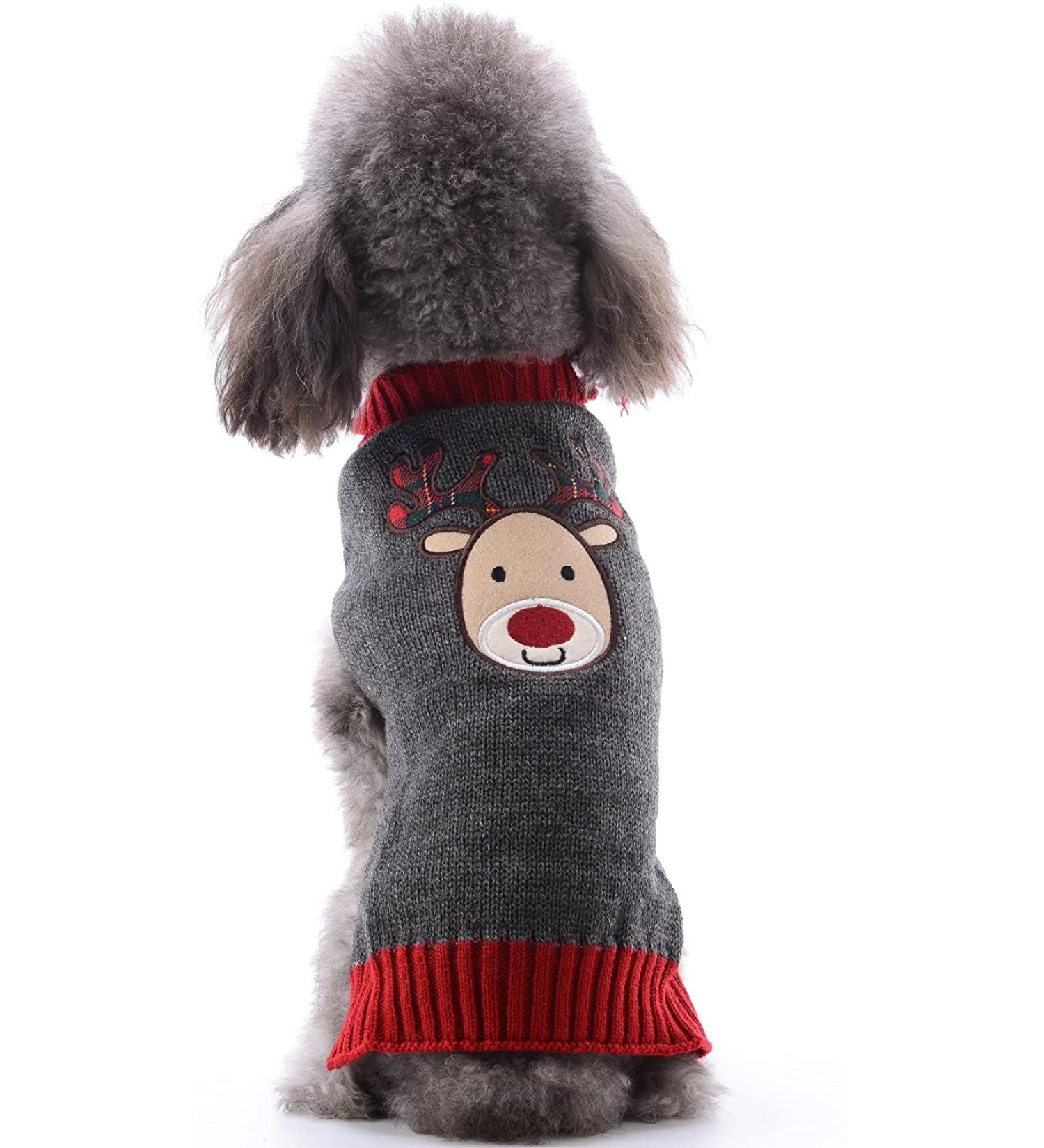 Abrrlo Christmas Dog Sweater | Cozy Winter Knitting Pet Fashion | Perfect Holiday Gift for XXL Dogs - Buy Online on GoSupps.com