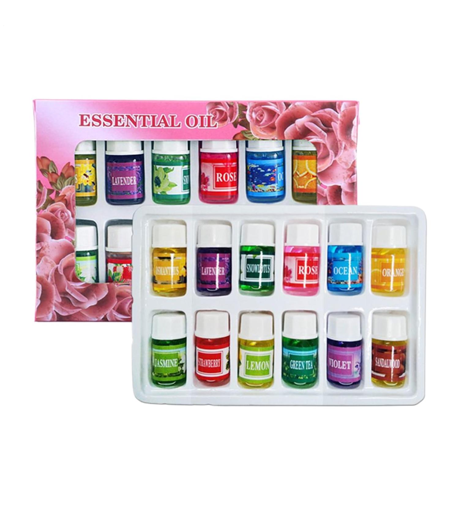 Aromatherapy Oil | Water Soluble Aromatic Oil - Natural Water Soluble Aroma Humidifier for Humidifier 12 Pack 3ml Long Lasting Air Freshener for Room and - Buy Online on GoSupps.com