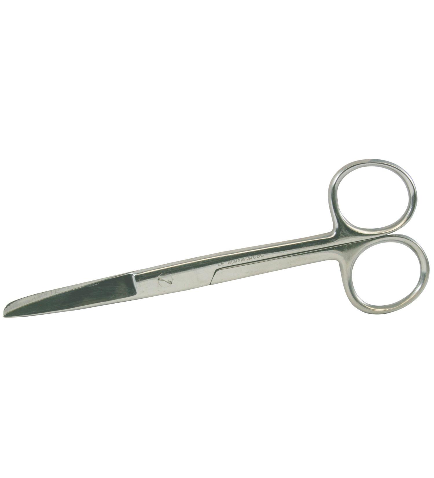 Surgical Scissors Curved Pointed/Blunt 14.5 cm - High-Quality Medical Instruments for Precision Cutting | International Shipping Available - Buy Online on GoSupps.com