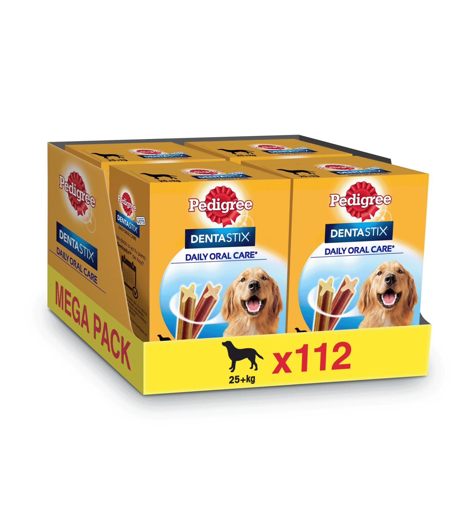 Buy Pedigree DentaStix Multipack for Large Dogs ( 25kg) 1.1 kg Treats for Dental Health | International Shipping Available - Buy Online on GoSupps.com