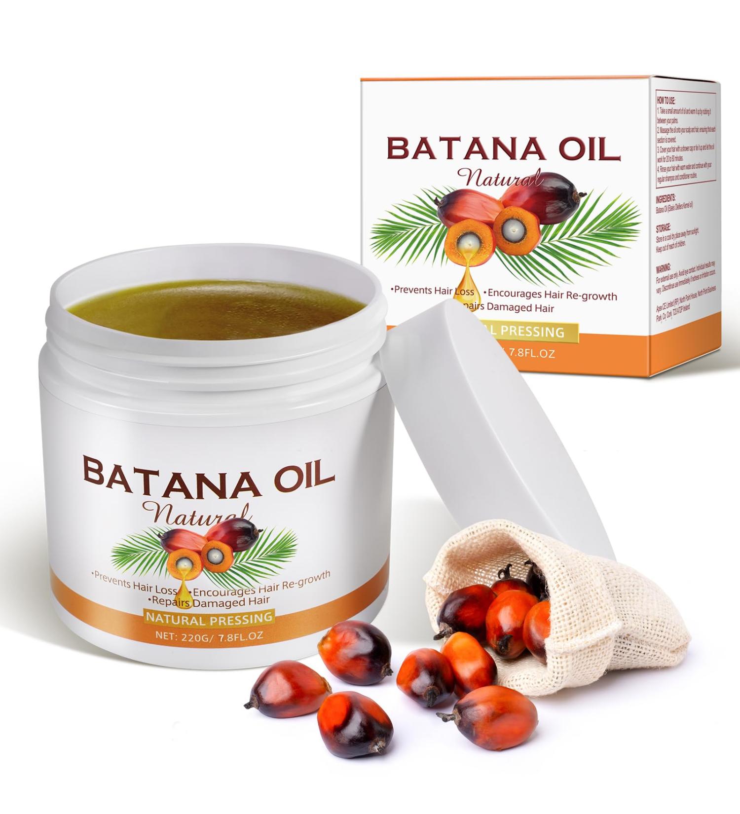 JSBNQRMZ Batana Oil for Hair Growth 220 Grams Solid Batana Oil 100% Wild Growth Hair Oil as Hair Mask Scalp and Hair Oil- Repairs Damaged Hair & Skin Reduces Hair Loss Healthier Hair Growth - Buy Online on GoSupps.com