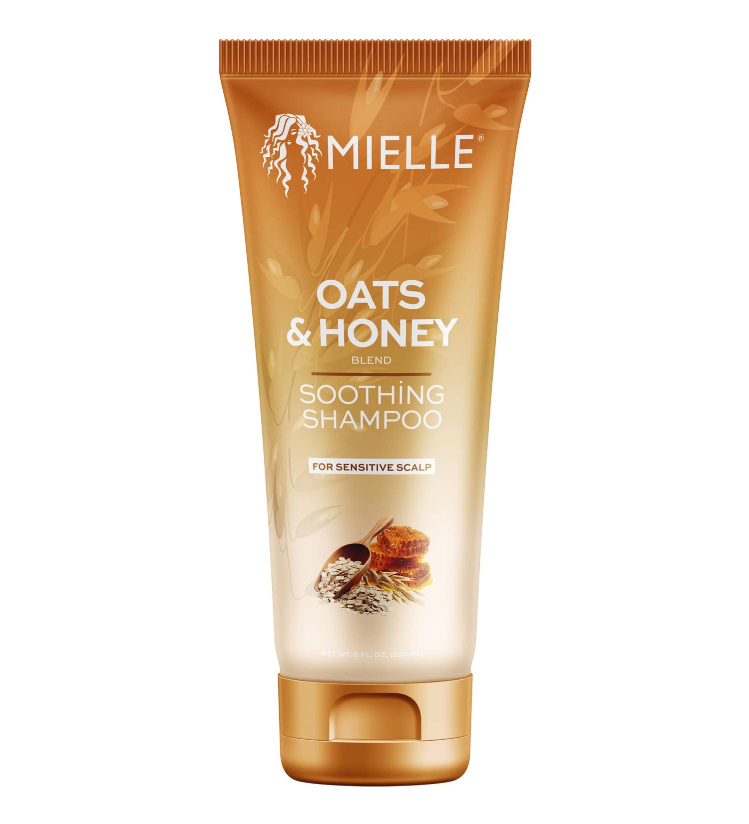 Mielle Organics Oats & Honey Soothing Shampoo - Nourishing Hair Care for All Hair Types | International Shipping Available - Buy Online on GoSupps.com