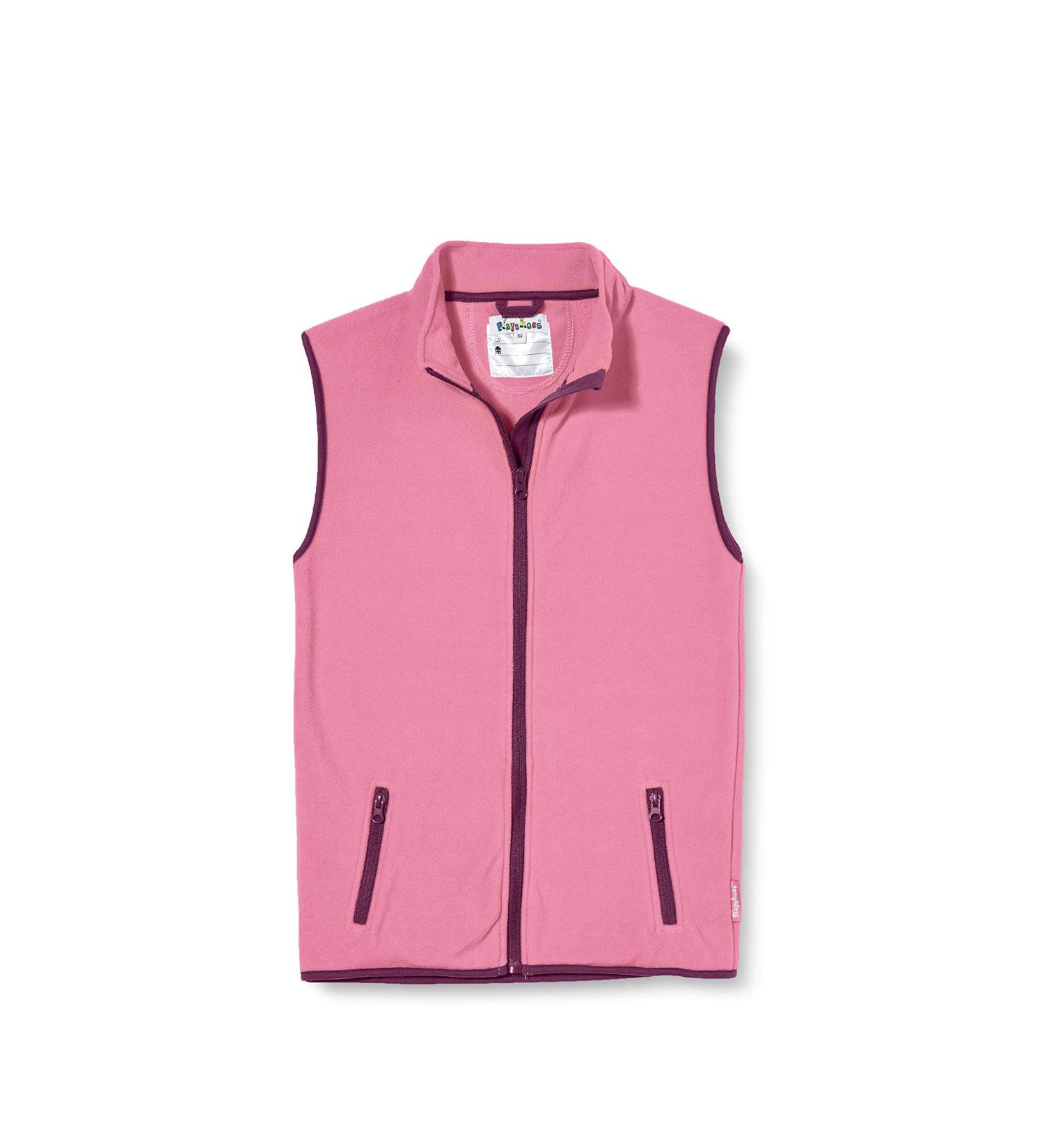 Playshoes Kids Fleece Vest Outdoor Top 80 - Pink, Unisex - Buy Online on GoSupps.com