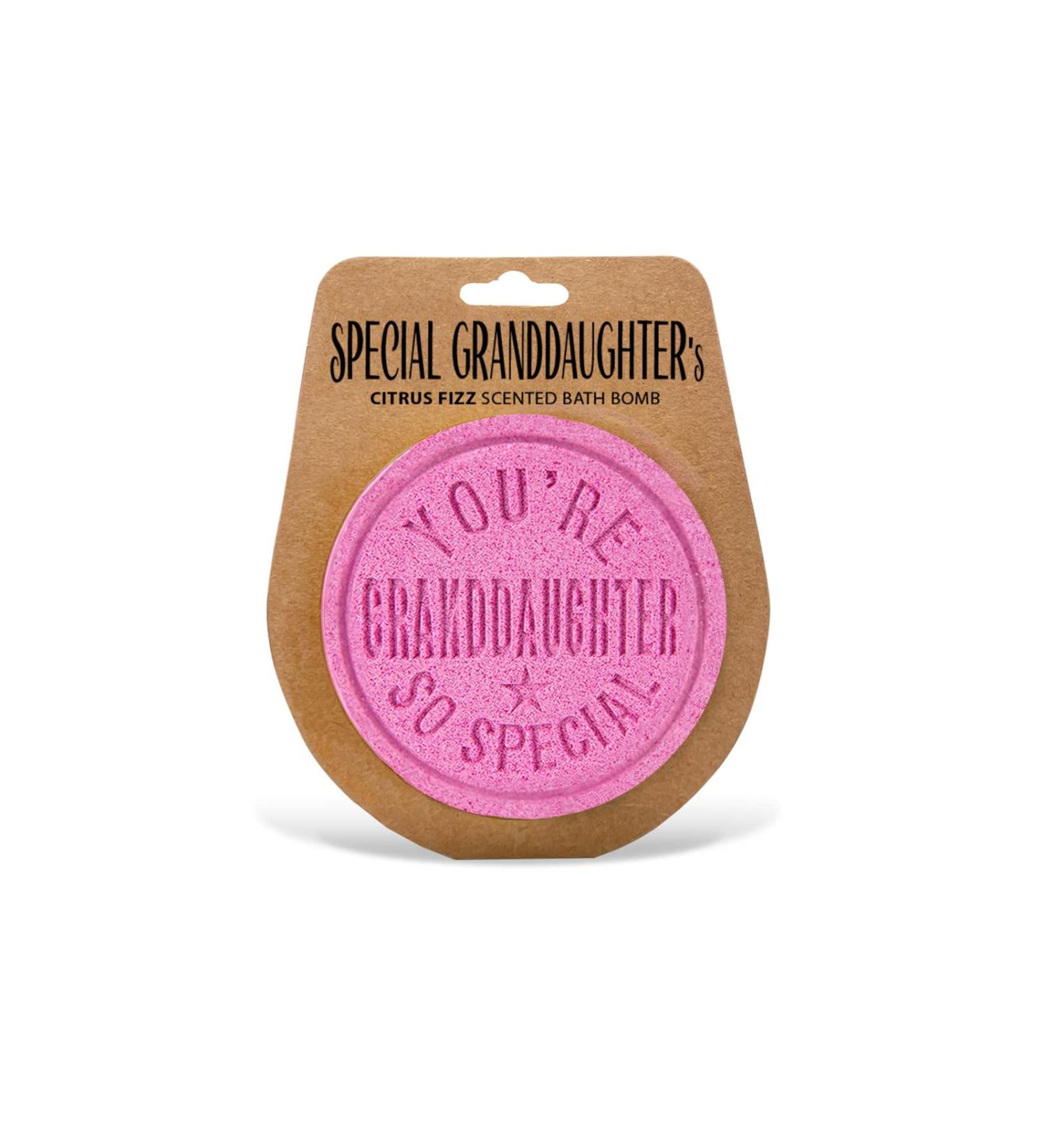 H&H Personalised Scented Bath Bombs - Special Granddaugter - Buy Online on GoSupps.com