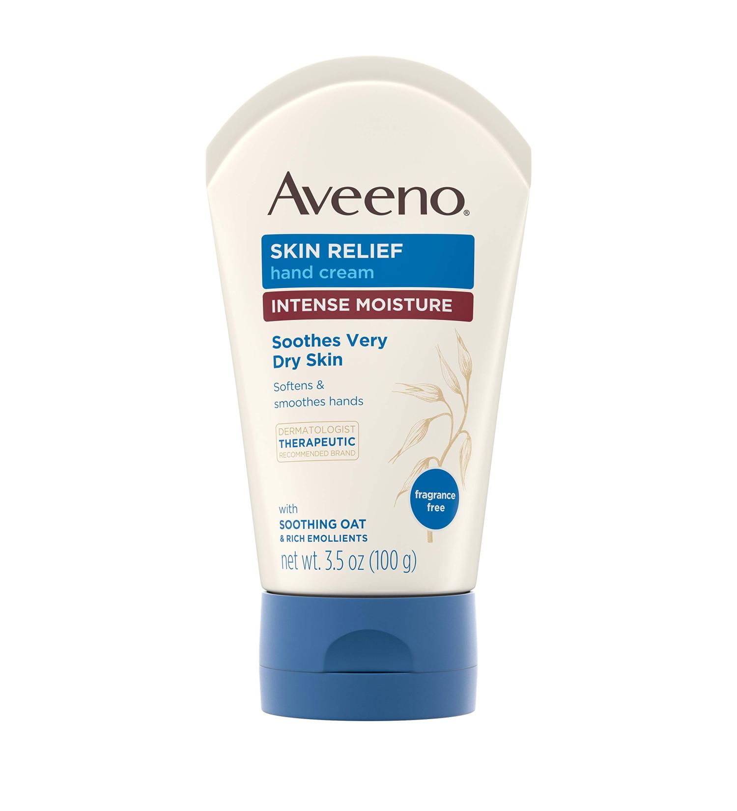 Aveeno Active Naturals Skin Relief Hand Cream 3.5oz (Pack of 3) - Moisturizing Hand Treatment - Buy Online on GoSupps.com