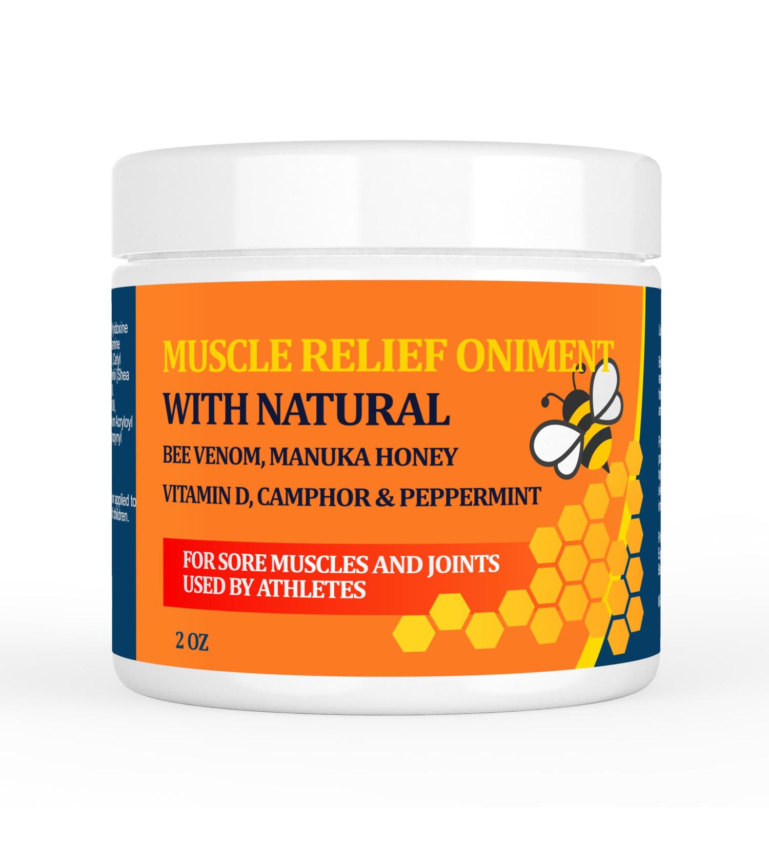 Beeswax and Honey Fast Acting Joint Muscle Bone Cream Immediate Help for Back Neck Hand Feet Knee Shoulder Topical Nerve Plantar Ankle Foot Discomfort Natural Added 2 Fl Oz (Pack of 1) - Buy Online on GoSupps.com