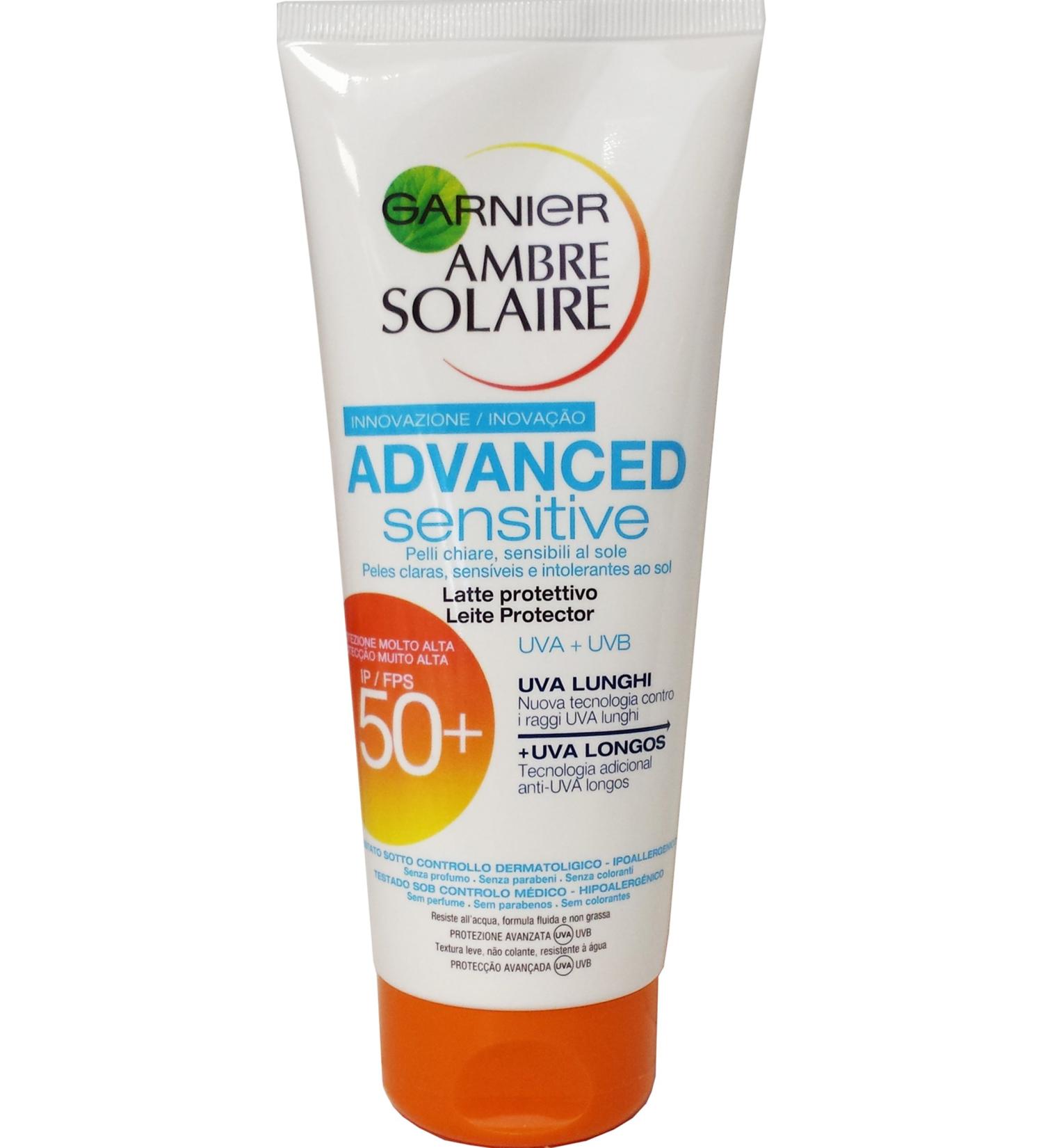 AMBRE SOLAIRE Advanced Sensitive SPF 50+ Sun Lotion 200 ml