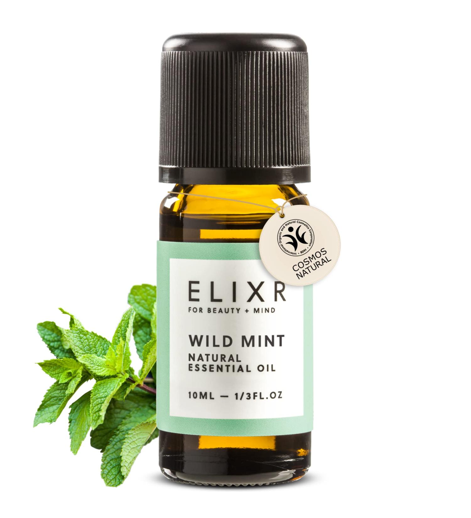 Elixr Japanese Mint Oil - 100% Essential Oil for Aromatherapy & Massage | Certified Natural Cosmetics from Germany - 10ml - Buy Online on GoSupps.com