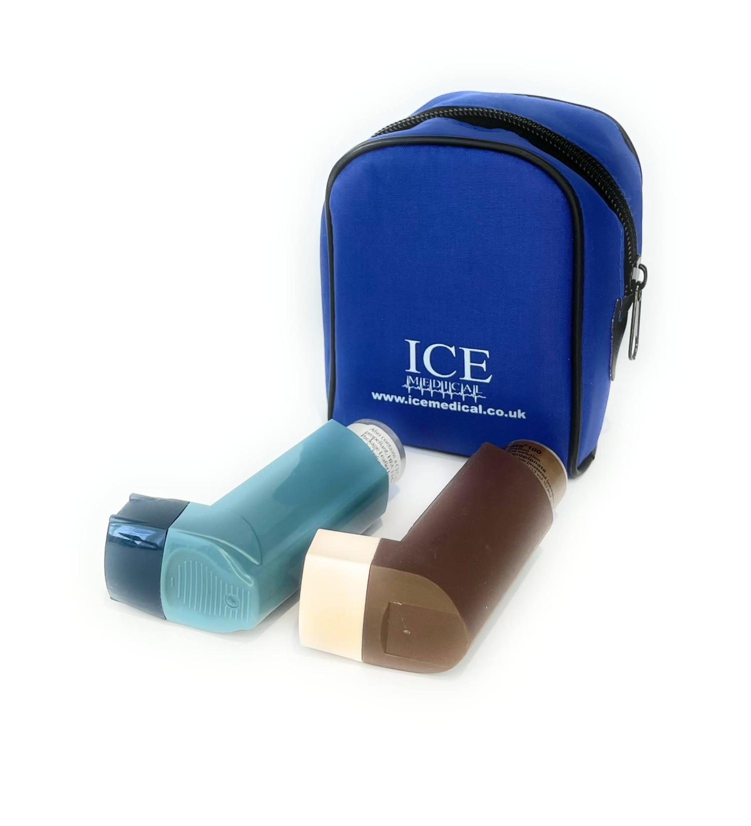 Ice Medical Asthma Inhaler Medication Bag - Small (Royal Blue) - Buy Online on GoSupps.com
