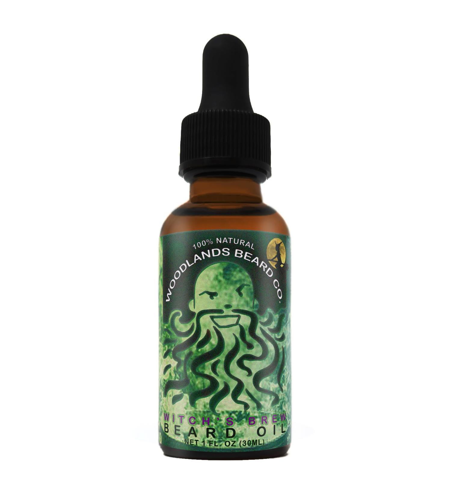 Witch's Brew Beard Oil - Silver Fir Patchouli Frankincense & Lavender | 1 oz | Premium Grooming for Men - Buy Online on GoSupps.com