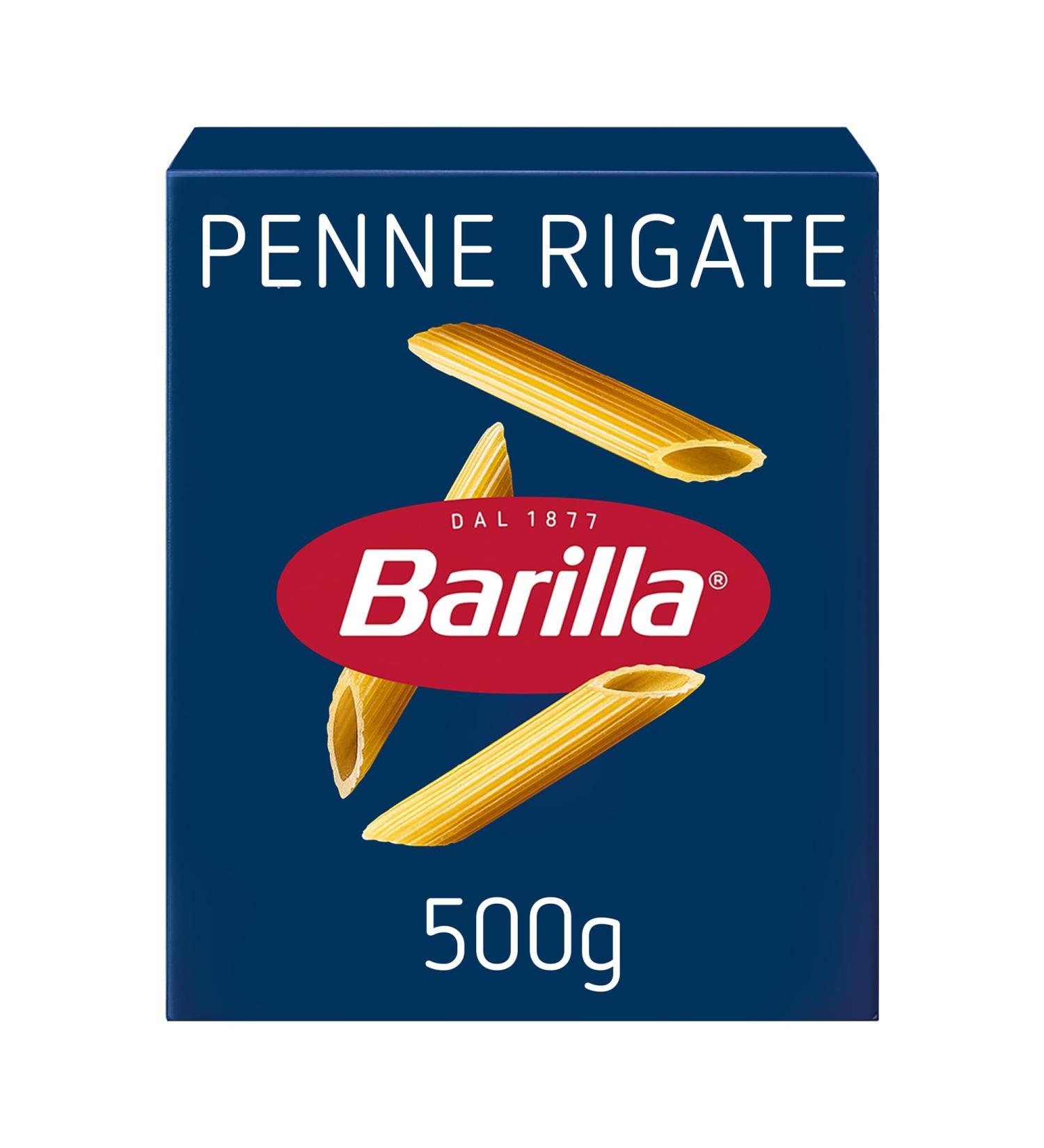 Barilla Classic Penne Rigate Pasta 500g - Made with Durum Wheat - Pack of 1 - Buy Online on GoSupps.com