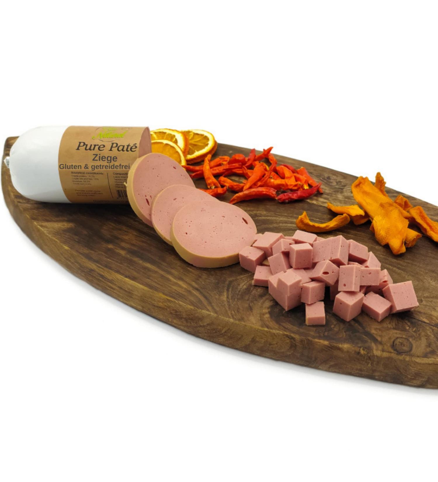 Paw Natural Hundenwurst Cutting Festival - 400g Goat Sausage | Gluten & Grain-Free | Premium Quality Fresh Meat for Healthy Dogs - Buy Online on GoSupps.com